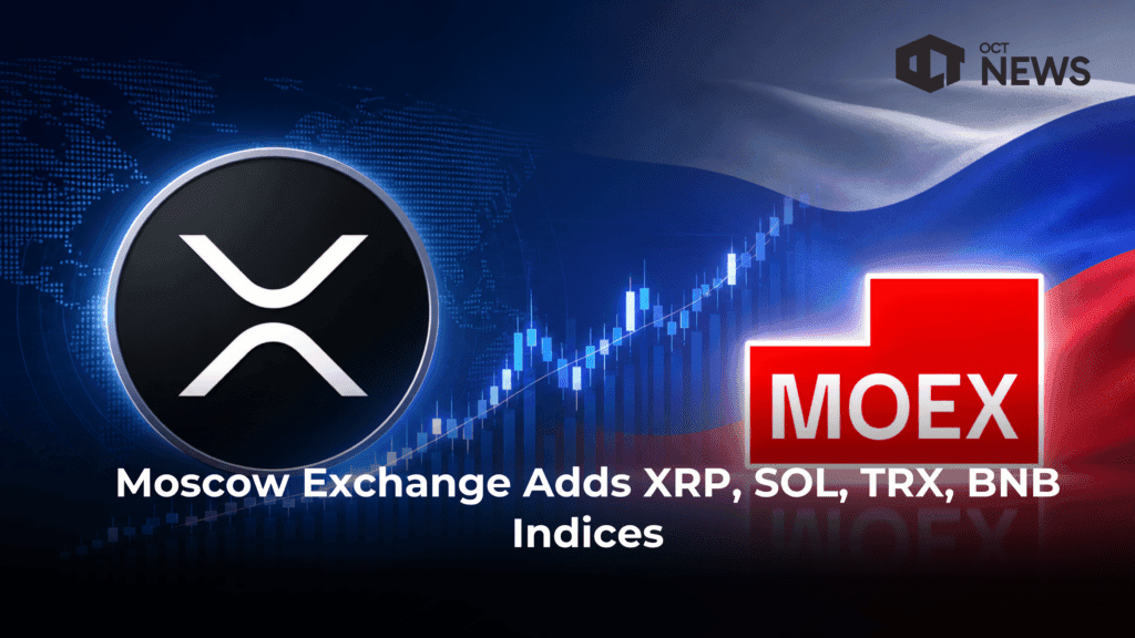 Moscow Exchange Adds XRP, SOL, TRX, BNB Indices image