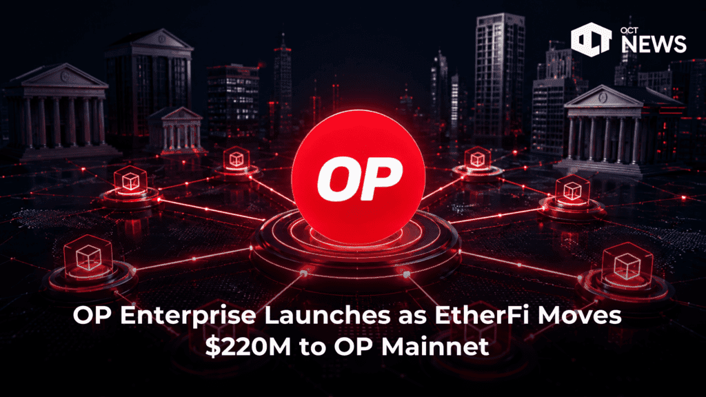 OP Enterprise Launches as EtherFi Moves $220M to OP Mainnet image