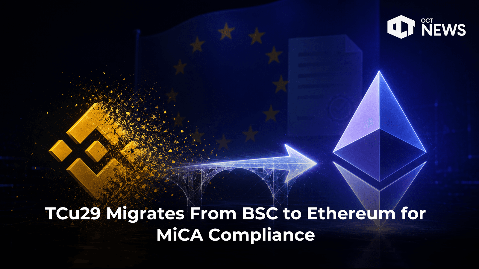 TCu29 Migrates From BSC to Ethereum for MiCA Compliance
