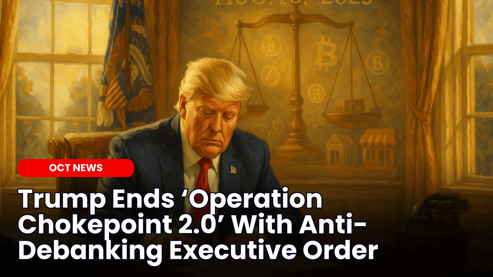 Trump Ends ‘Operation Chokepoint 2.0’ With Anti-Debanking Executive Order