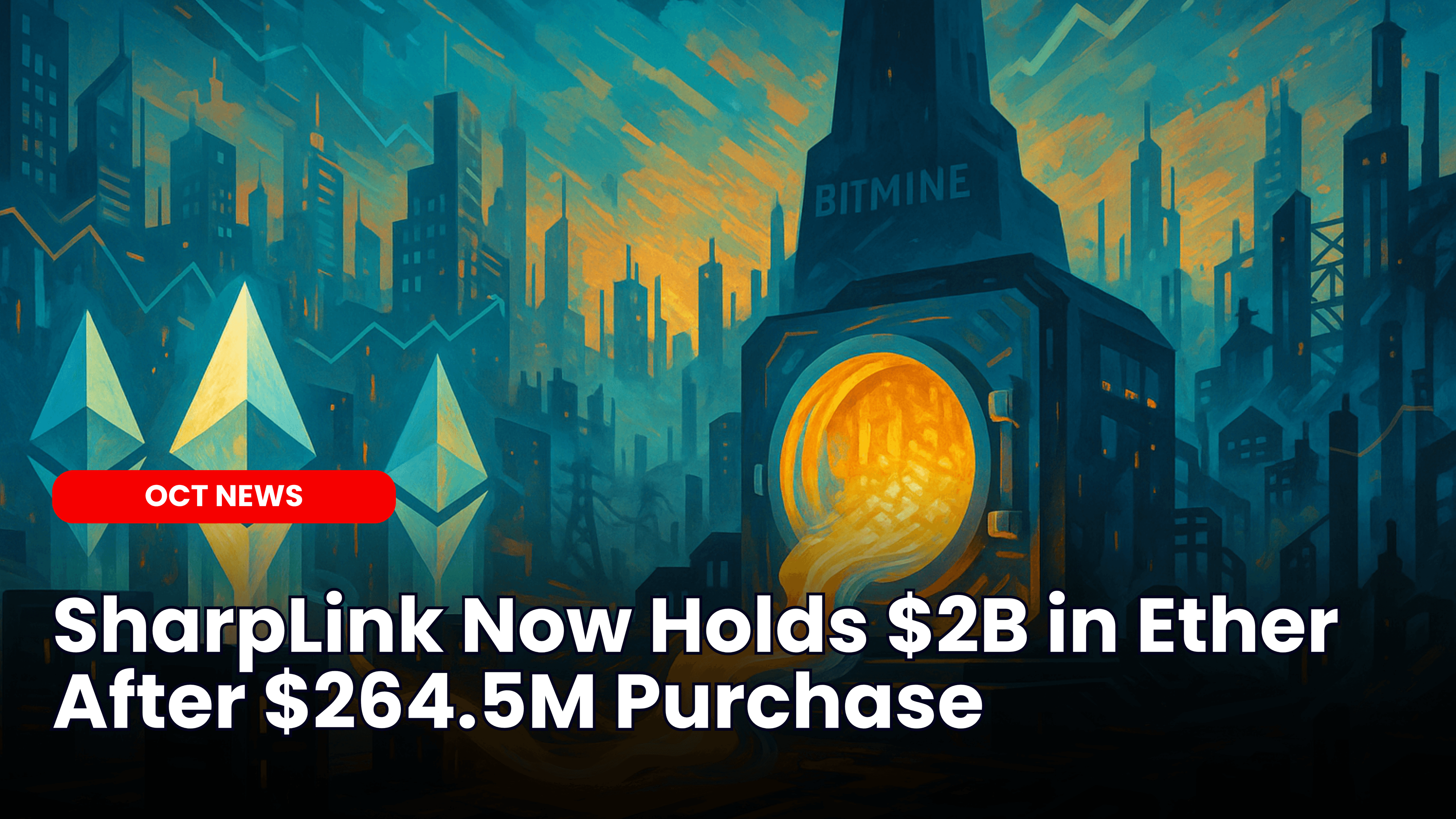 SharpLink Now Holds $2B in Ether After $264.5M Purchase