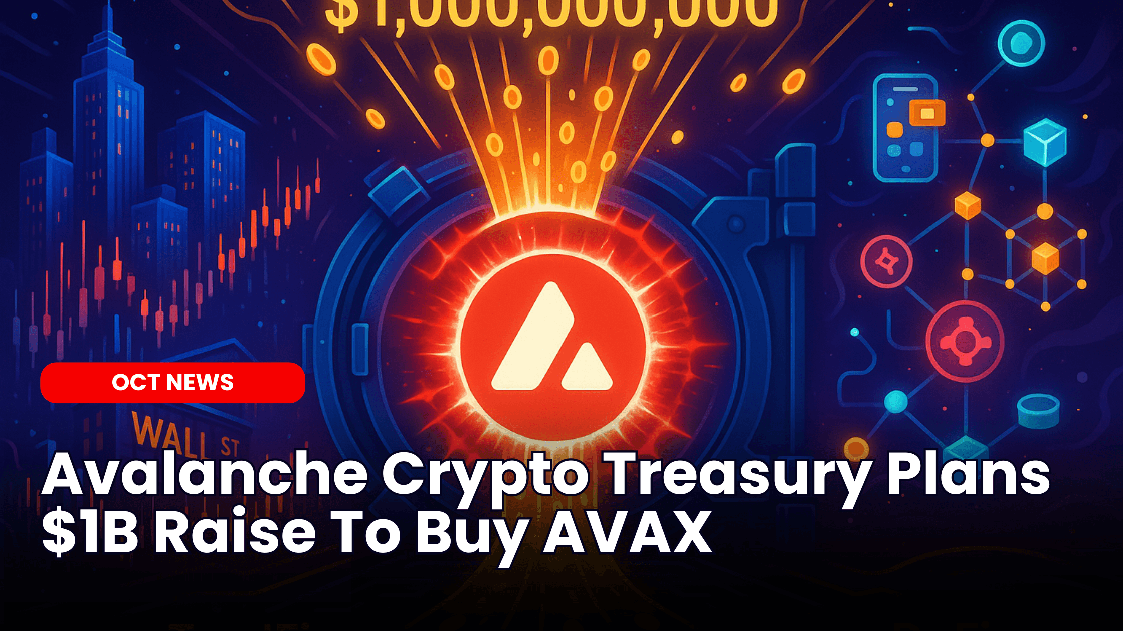 Avalanche Crypto Treasury Plans $1B Raise To Buy AVAX