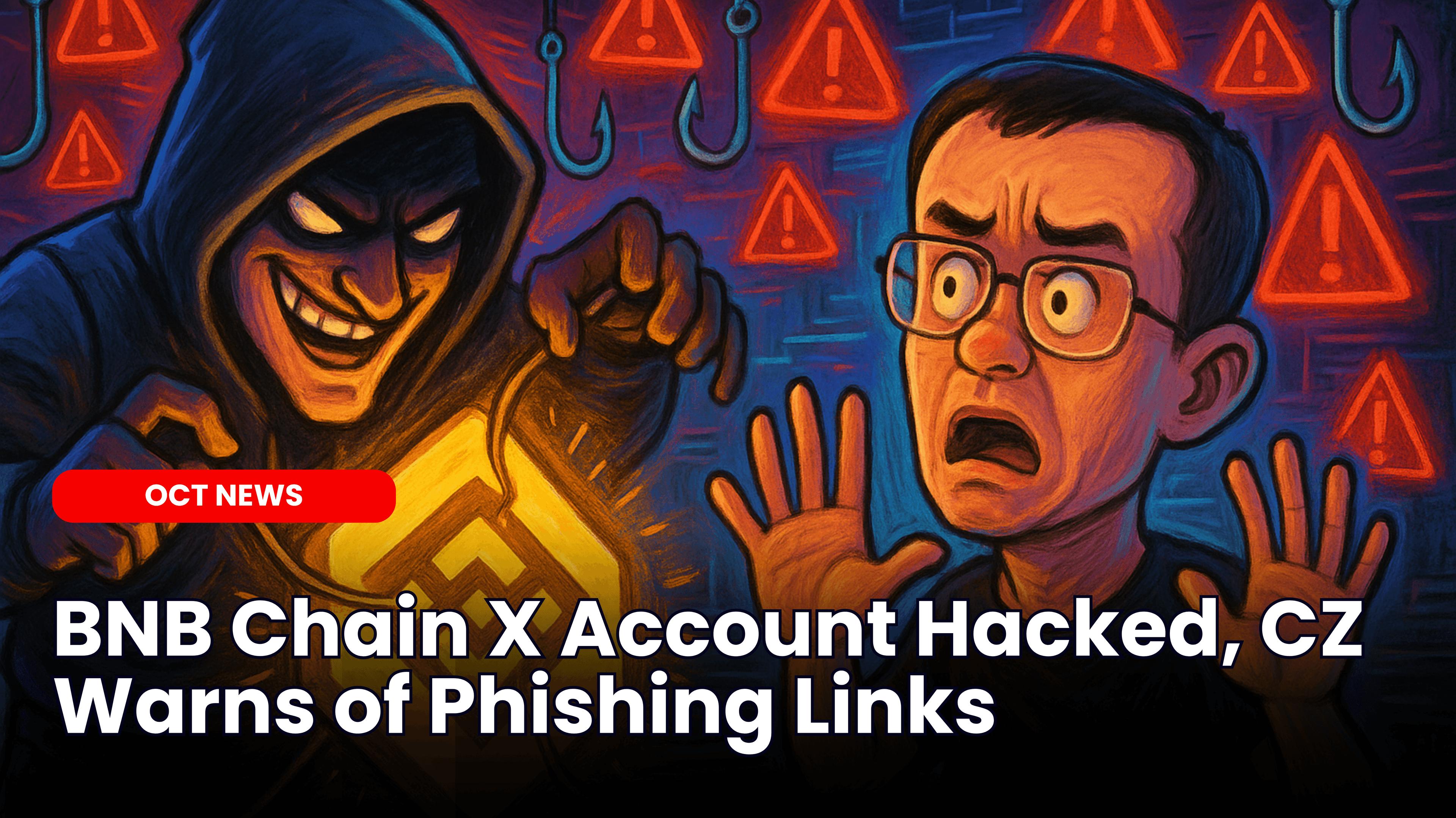 BNB Chain X Account Hacked, CZ Warns of Phishing Links