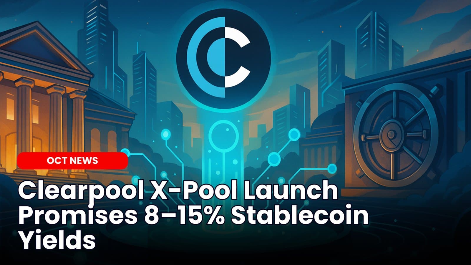 Clearpool X-Pool Launch Promises 8–15% Stablecoin Yields