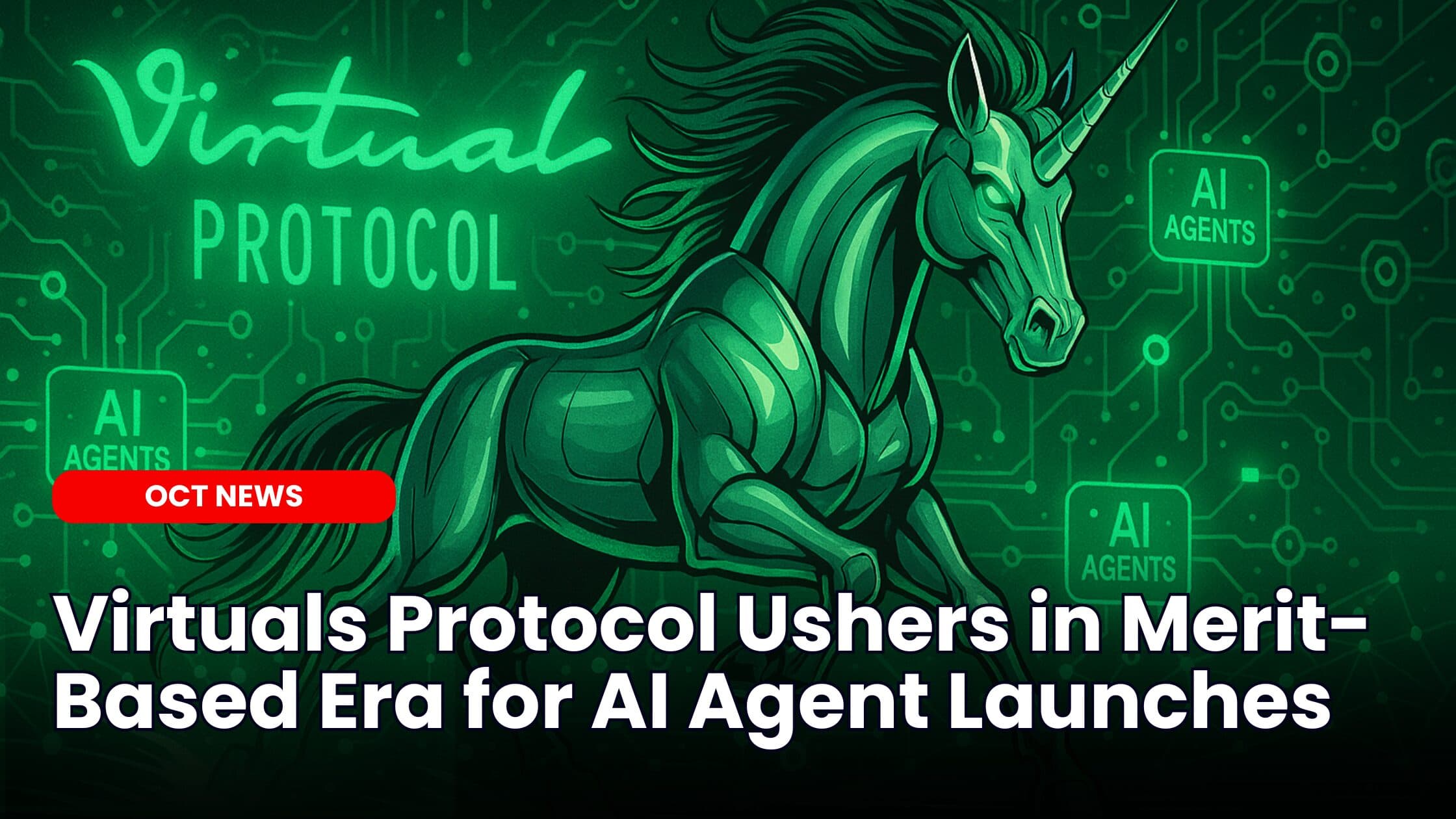 Virtuals Protocol Ushers in Merit-Based Era for AI Agent Launches
