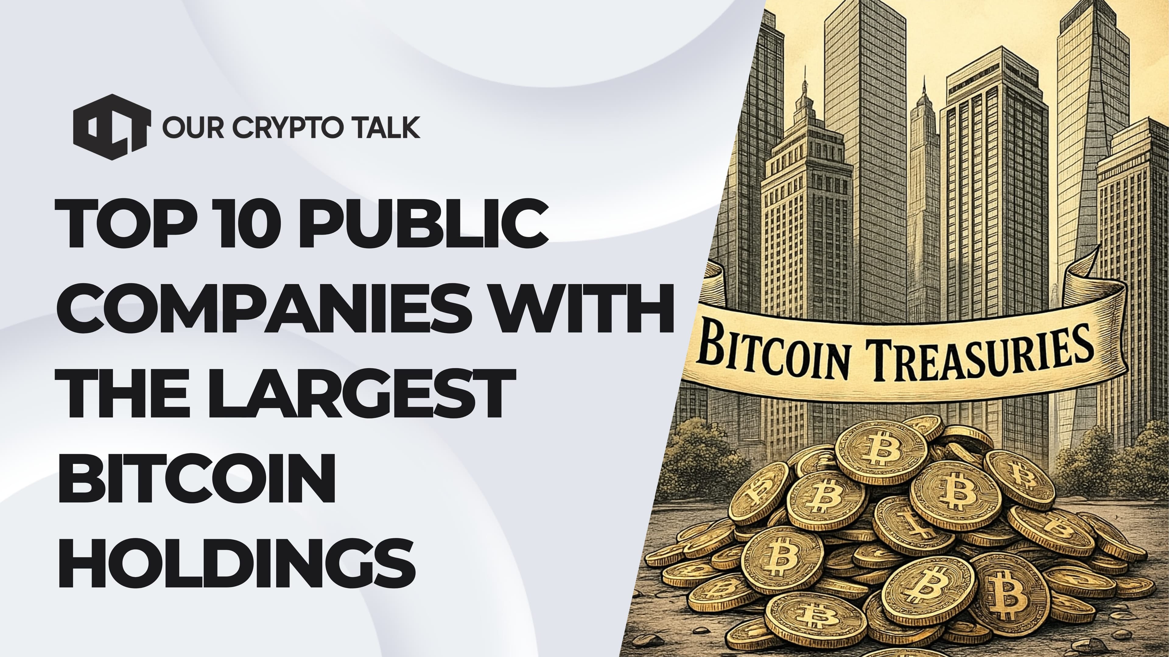 Top 10 Public Companies With the Largest Bitcoin Holdings in 2025