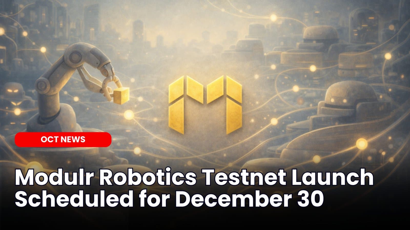 Modulr Robotics Testnet Launch Scheduled for December 30