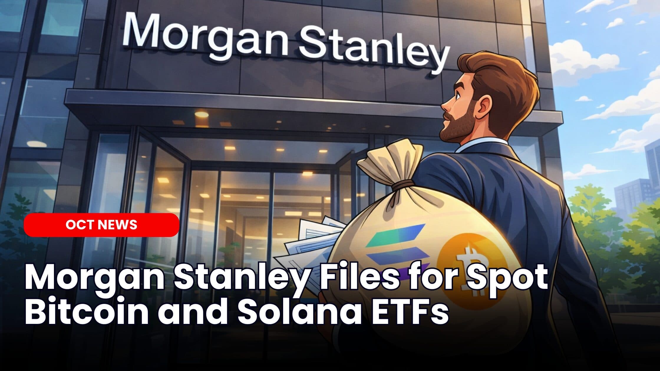 Morgan Stanley Files for Spot Bitcoin and Solana ETFs