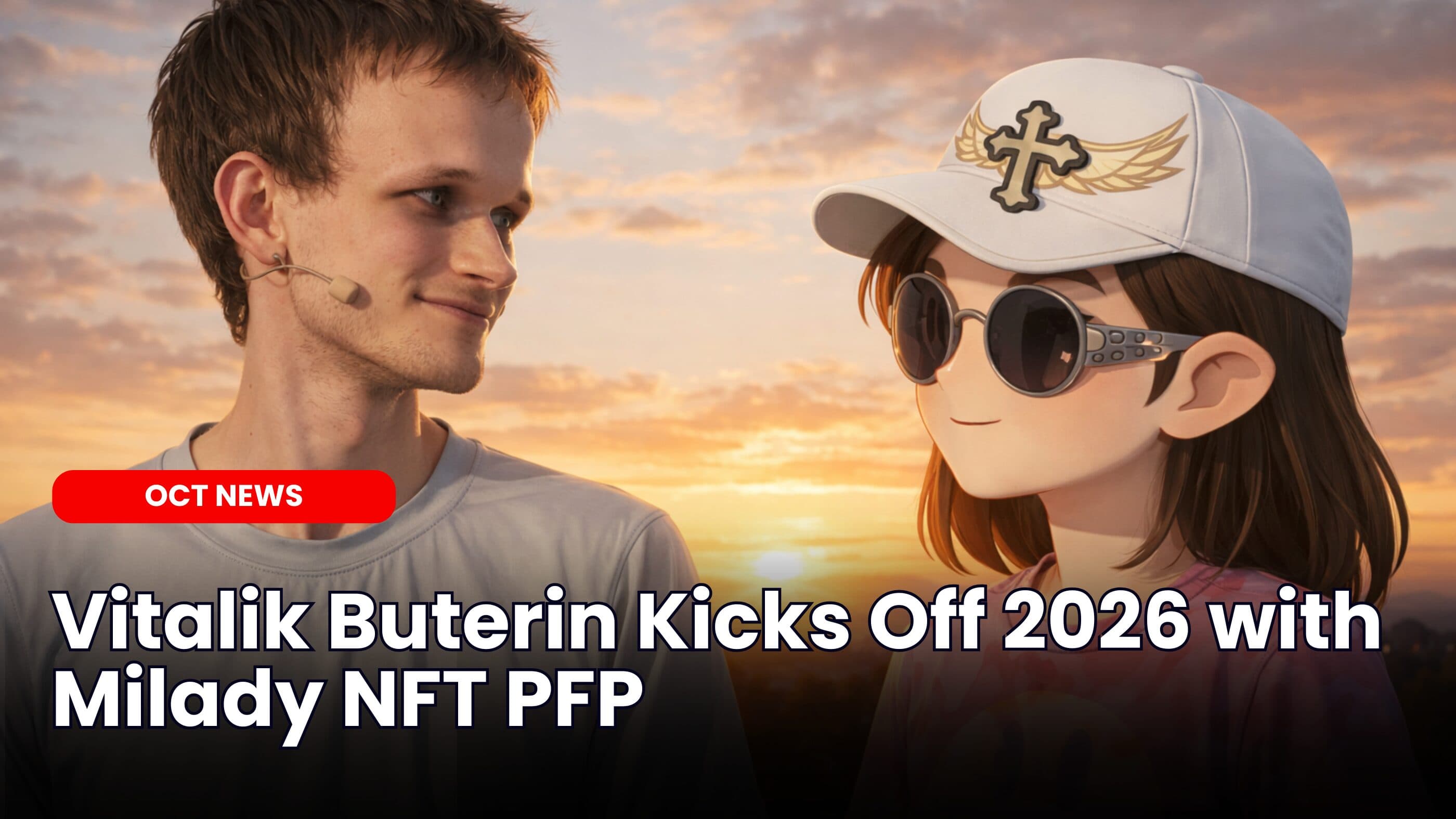 Vitalik Buterin Kicks Off 2026 with Milady NFT PFP