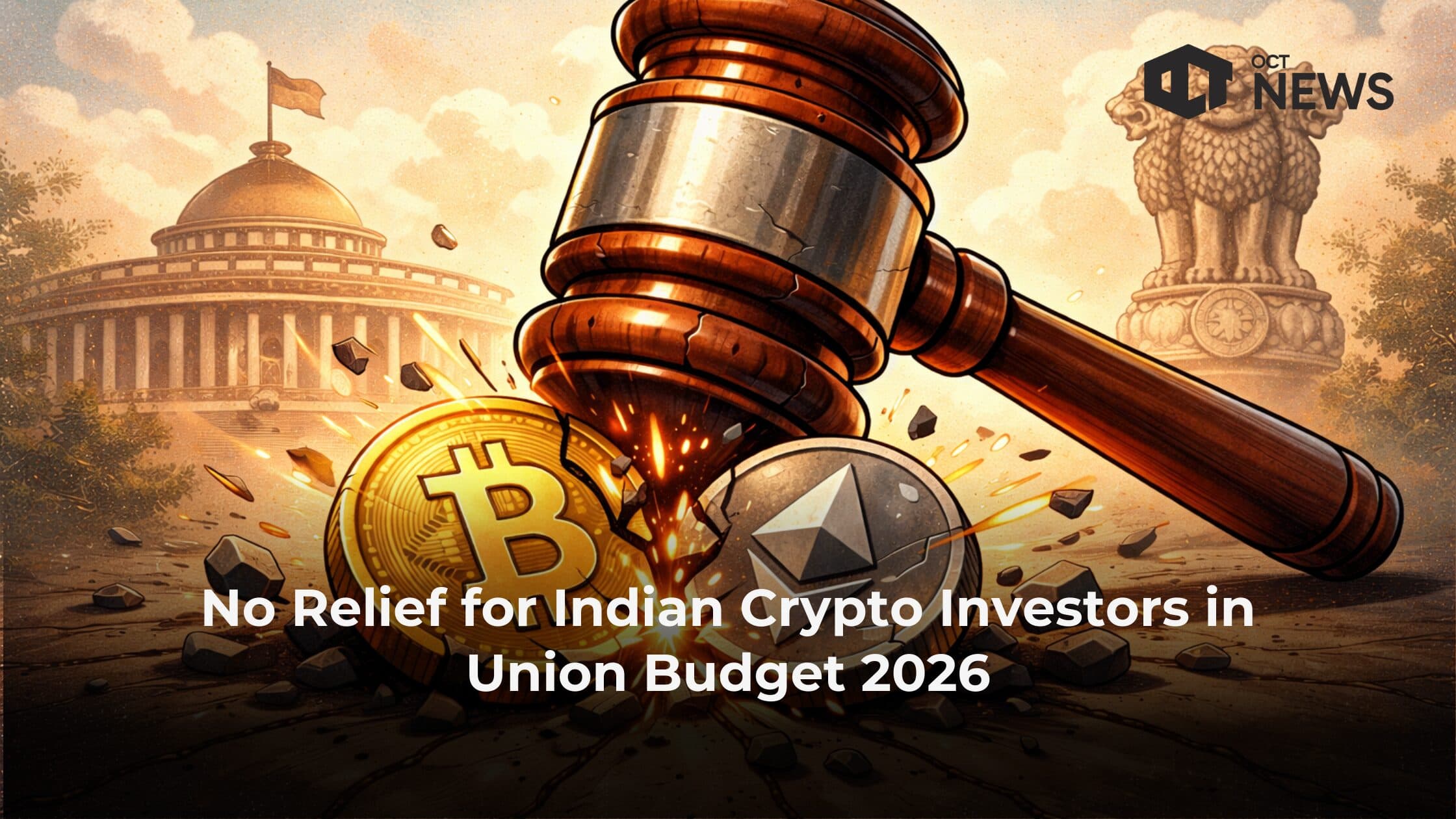 No Relief for Indian Crypto Investors in Union Budget 2026