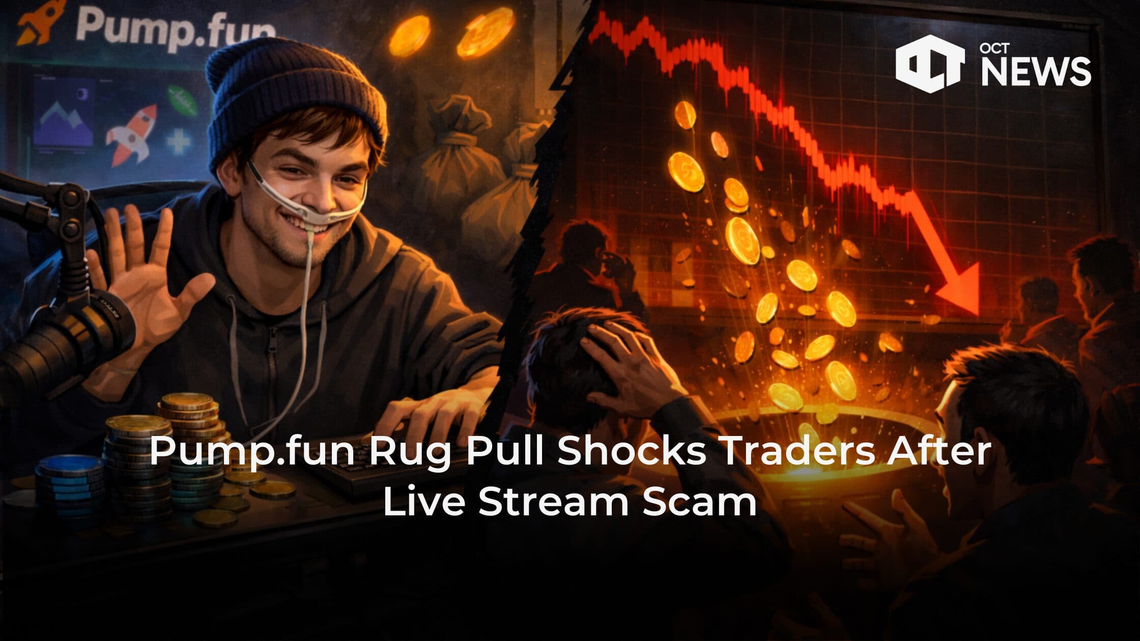 Pump.fun Rug Pull Shocks Traders After Live Stream Scam