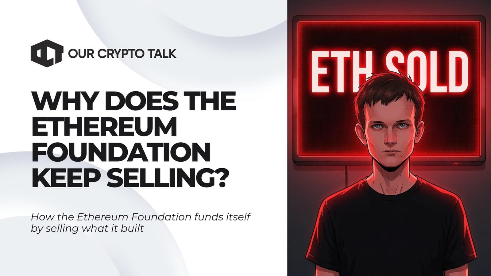 Why Does The Ethereum Foundation Keep Selling ETH? image