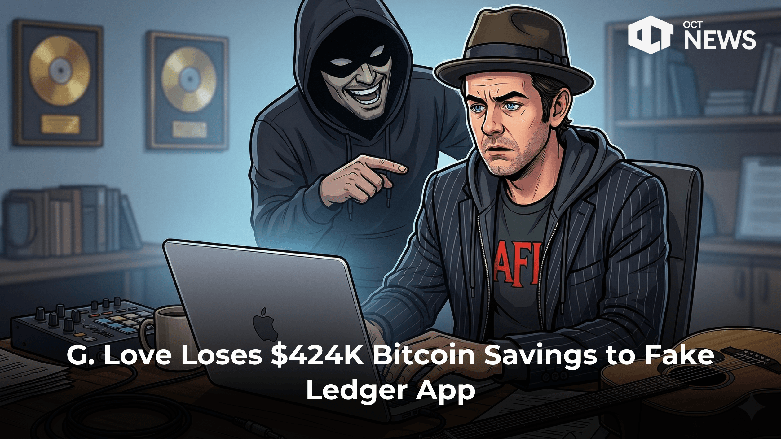 G. Love Loses $424K Bitcoin Savings to Fake Ledger App