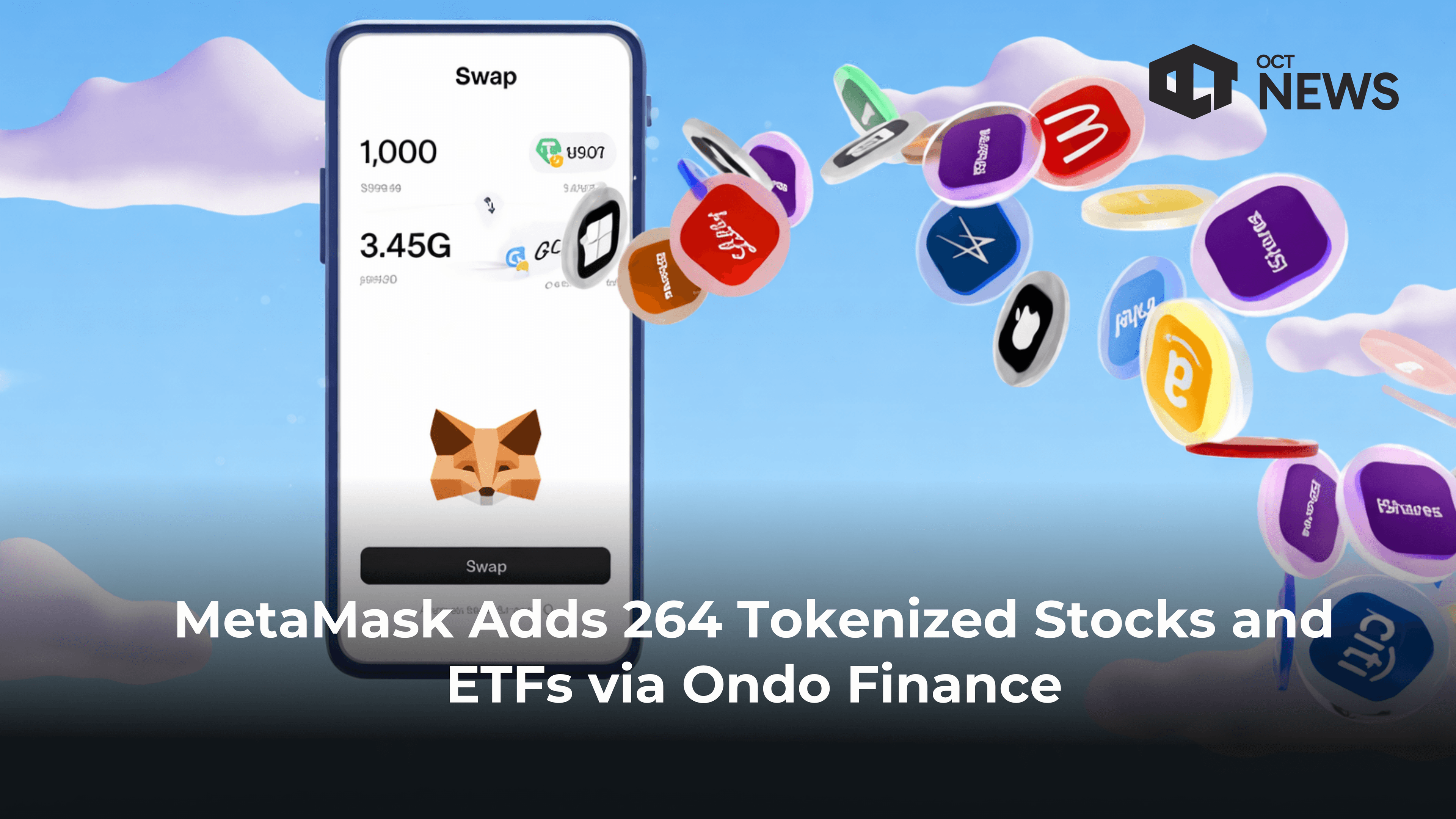 MetaMask Adds 264 Tokenized Stocks and ETFs via Ondo Finance