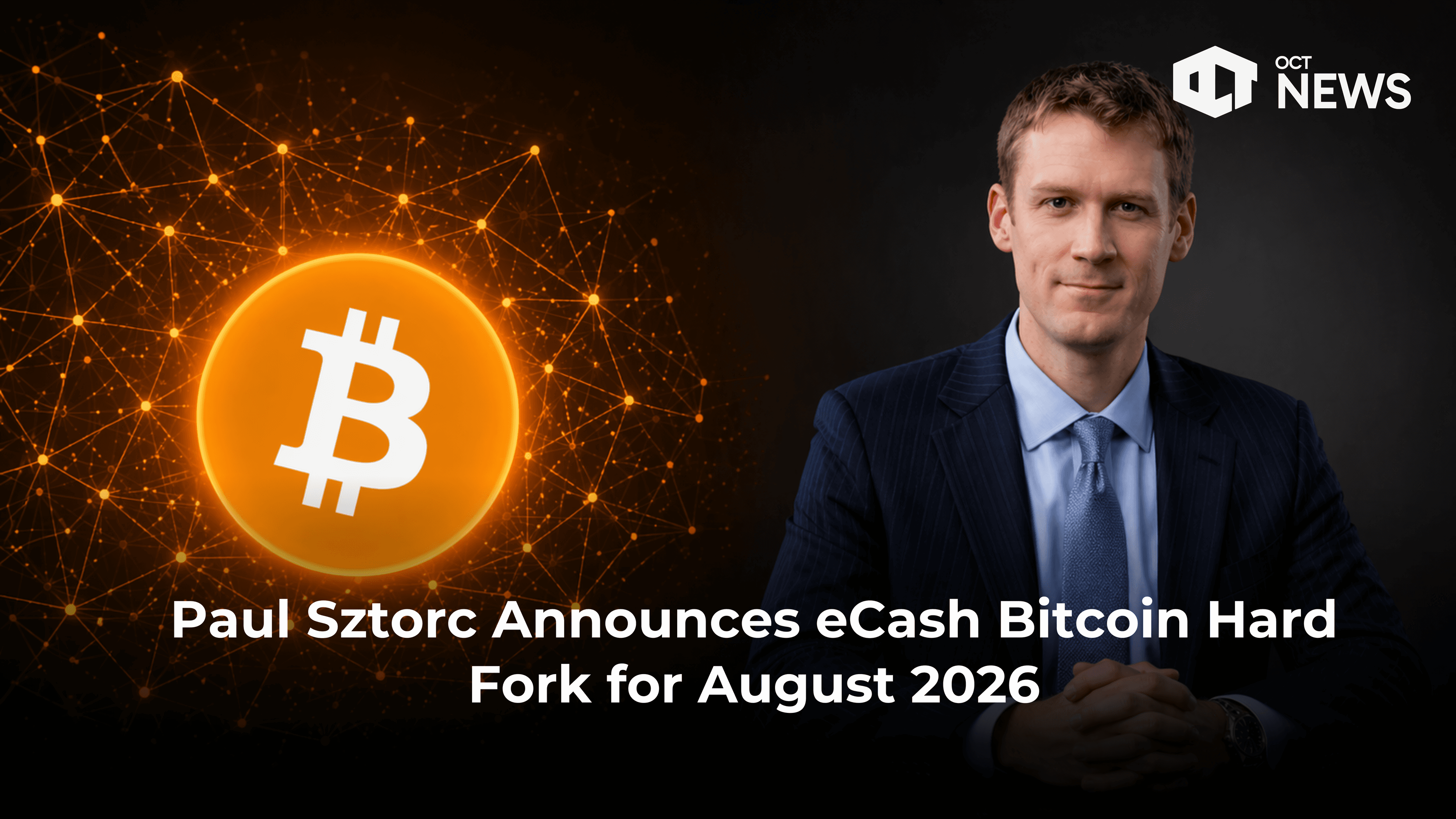 Paul Sztorc Announces eCash Bitcoin Hard Fork for August 2026