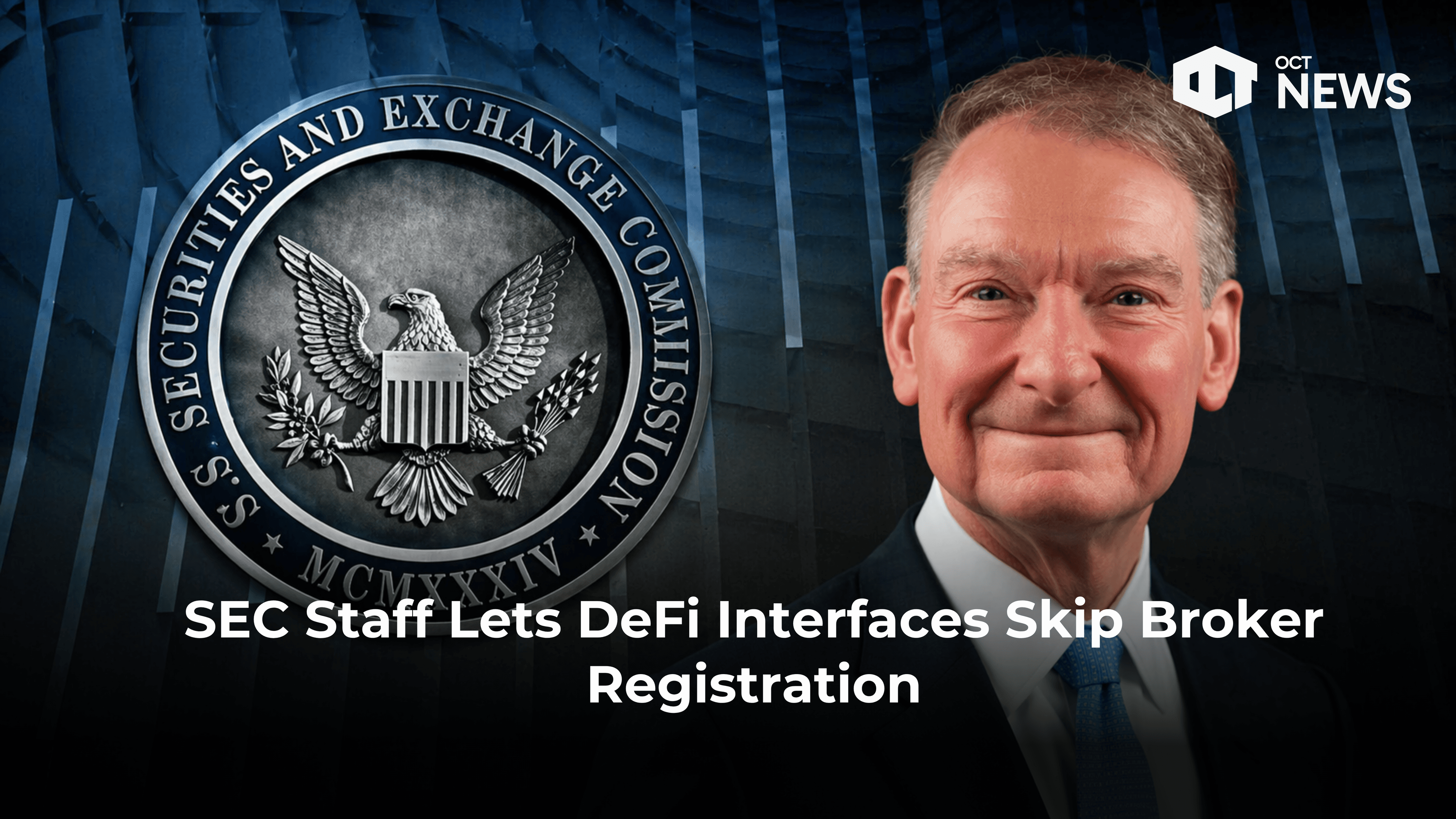 SEC Staff Lets DeFi Interfaces Skip Broker Registration image
