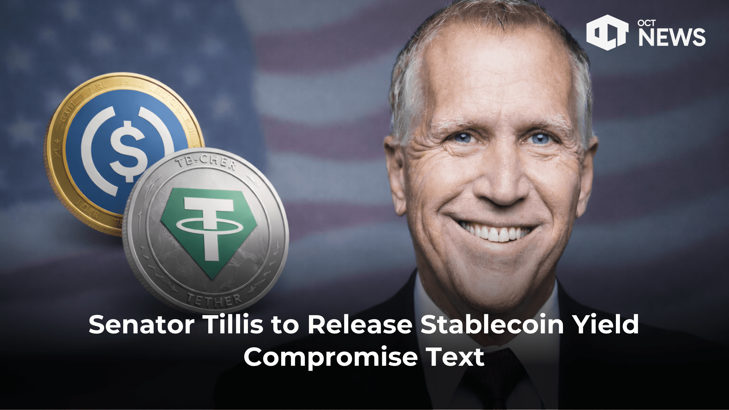 Senator Tillis to Release Stablecoin Yield Compromise Text