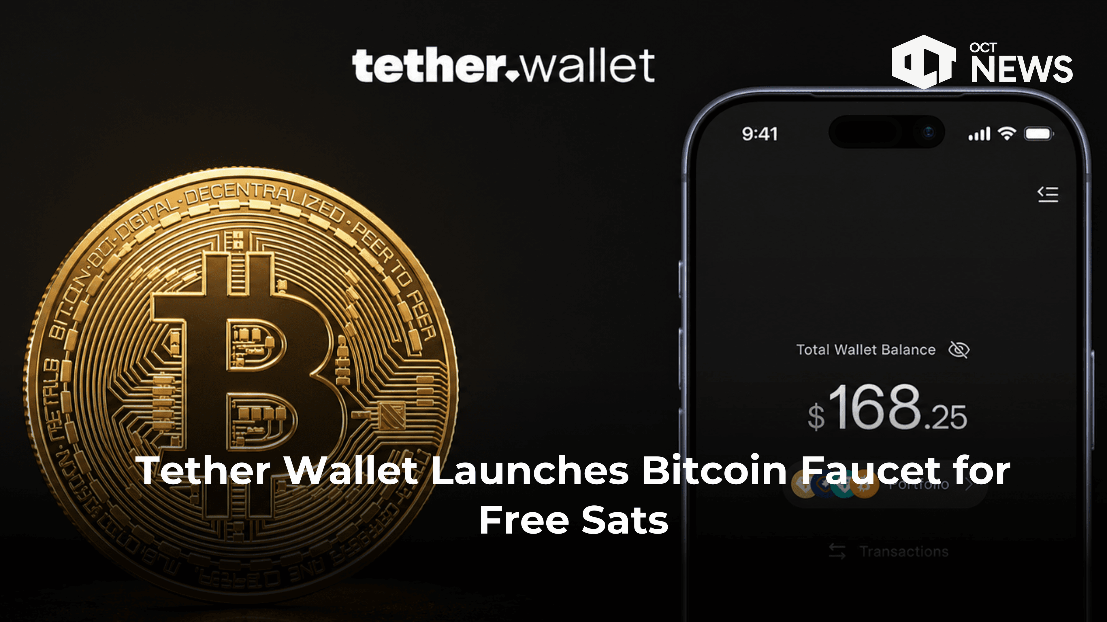 Tether Wallet Launches Bitcoin Faucet for Free Sats