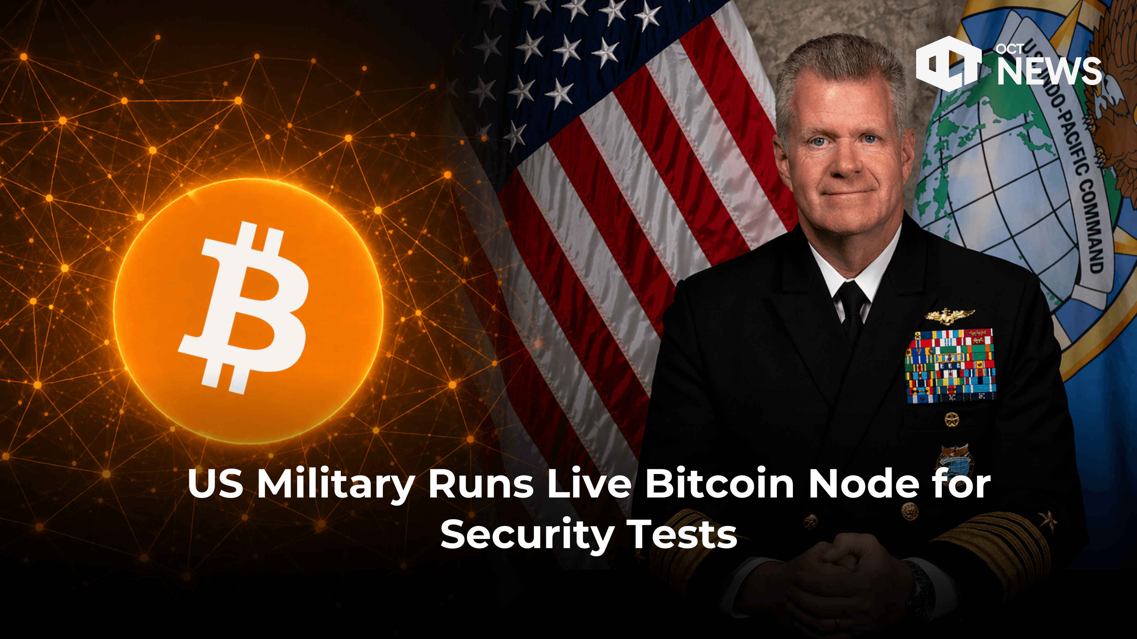 US Military Runs Live Bitcoin Node for Security Tests
