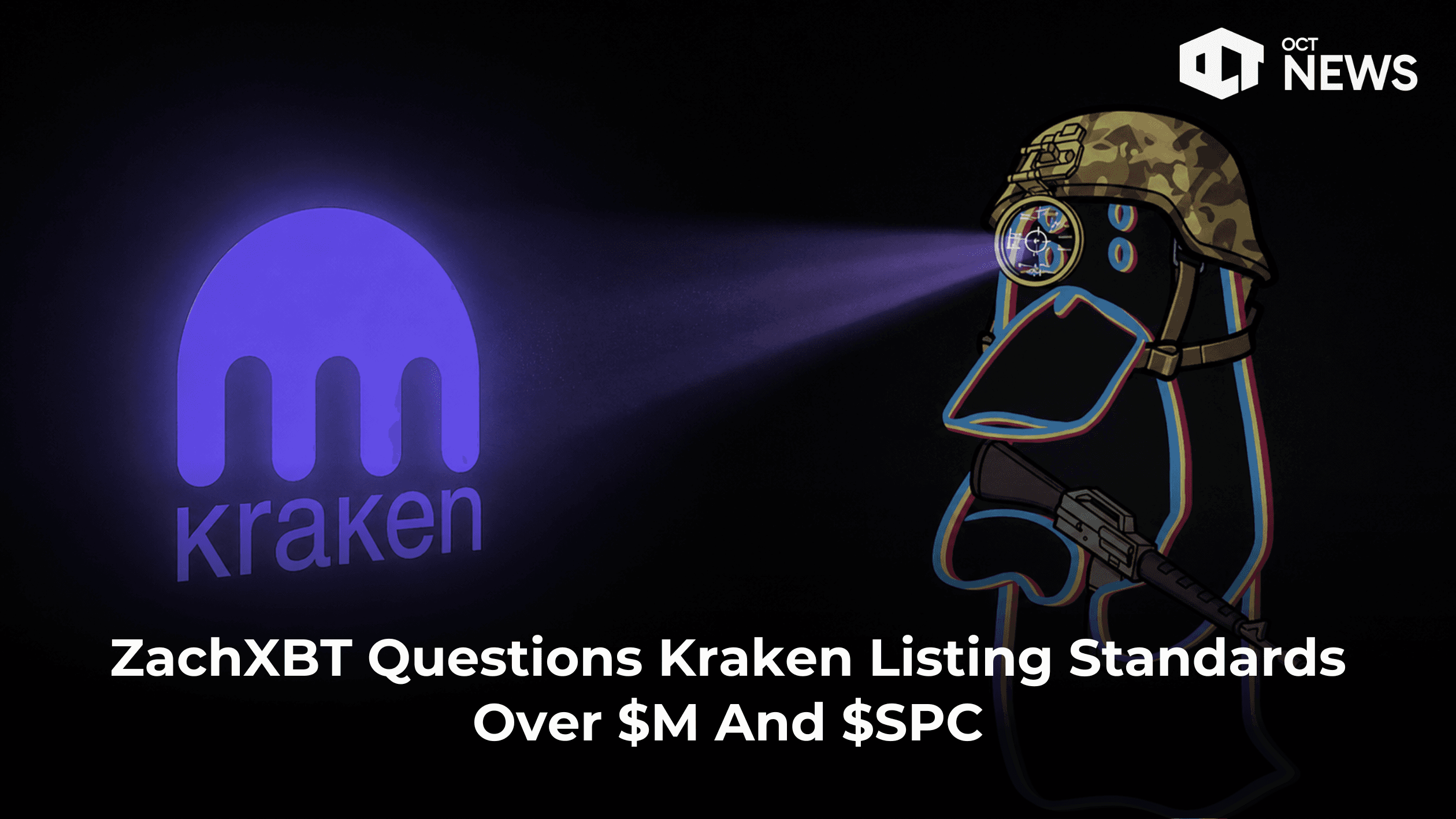 ZachXBT Questions Kraken Listing Standards Over $M And $SPC