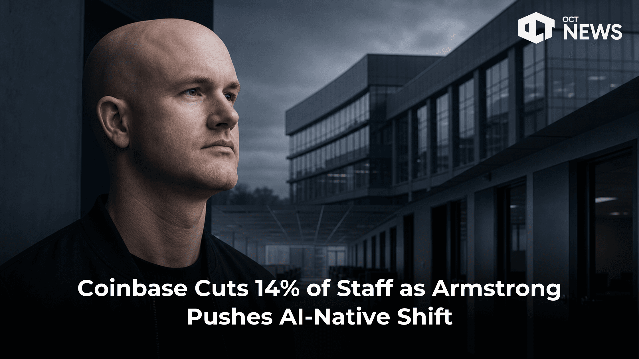 Coinbase Cuts 14% of Staff as Armstrong Pushes AI-Native Shift