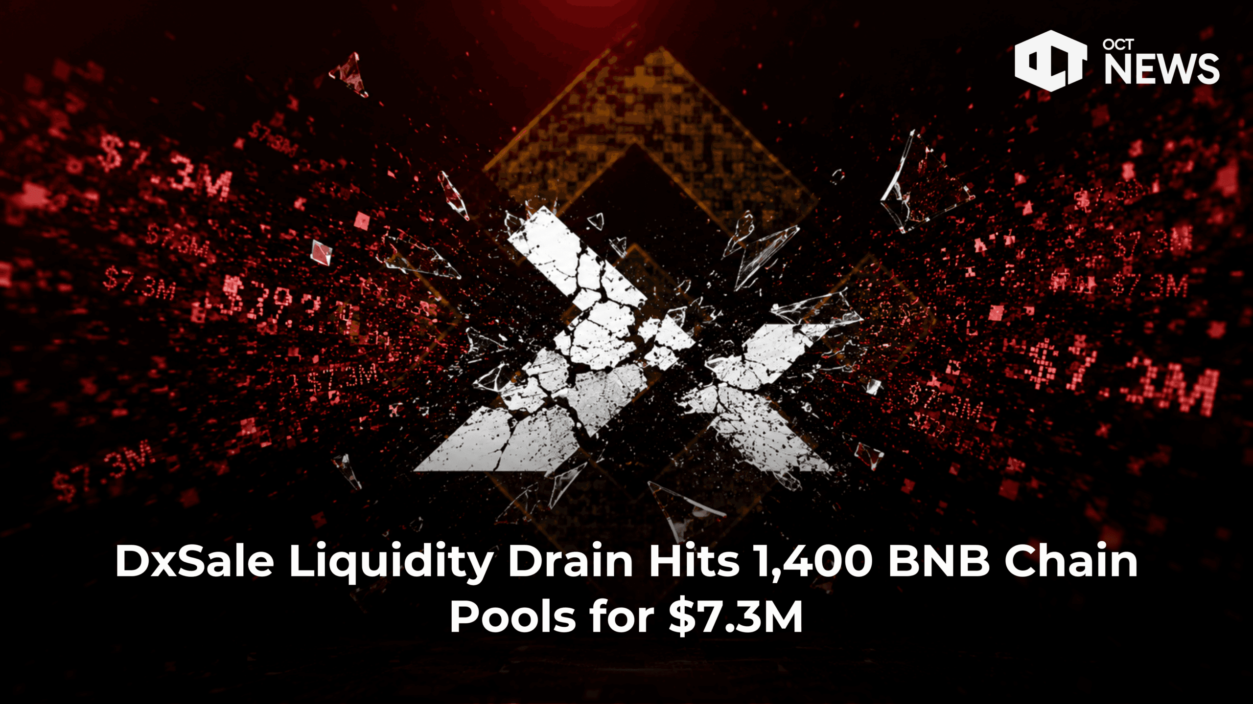 DxSale Liquidity Drain Hits 1,400 BNB Chain Pools for $7.3M image