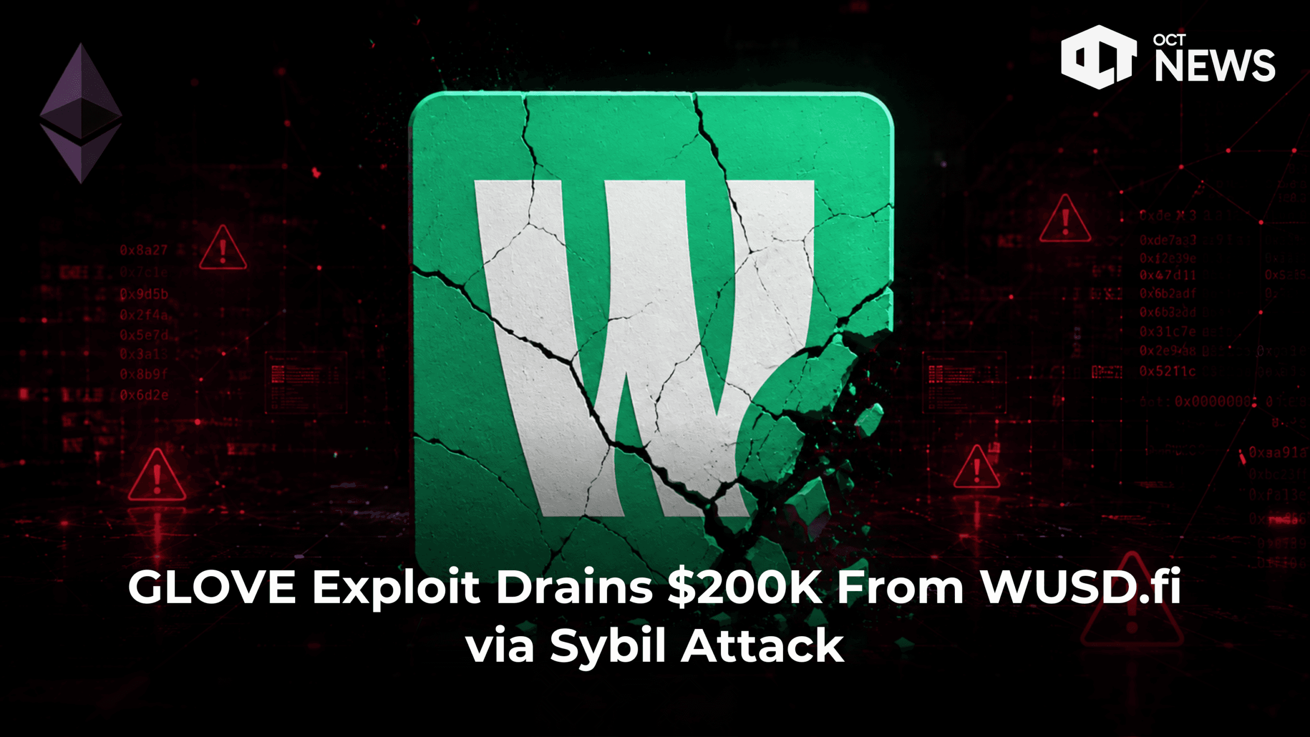 GLOVE Exploit Drains $200K From WUSD.fi via Sybil Attack