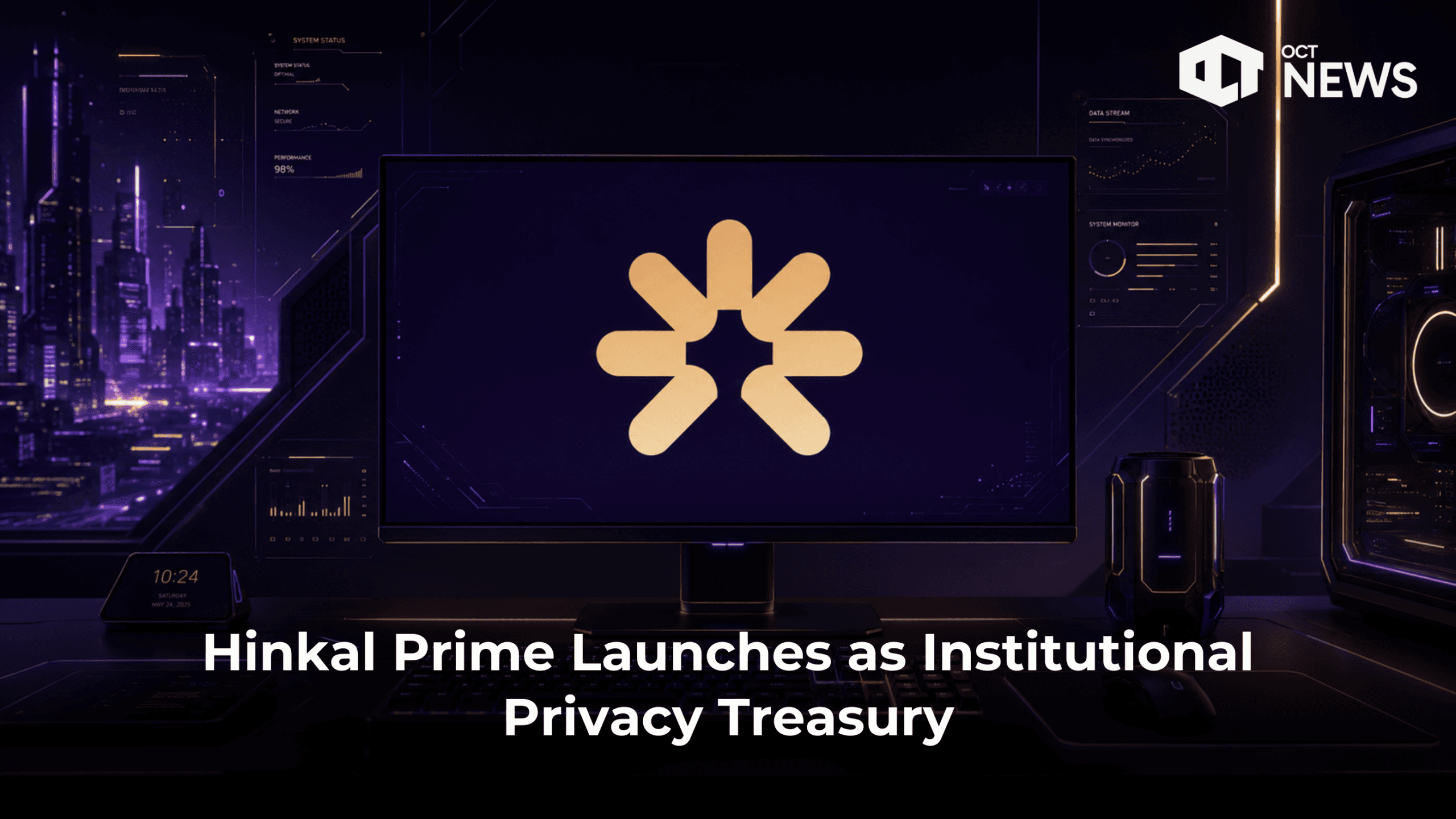 Hinkal Prime Launches as Institutional Privacy Treasury