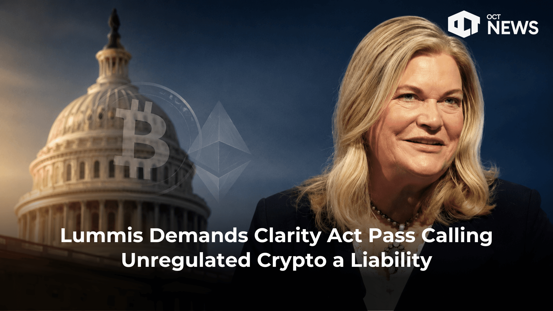 Lummis Demands Clarity Act Pass Calling Unregulated Crypto a Liability
