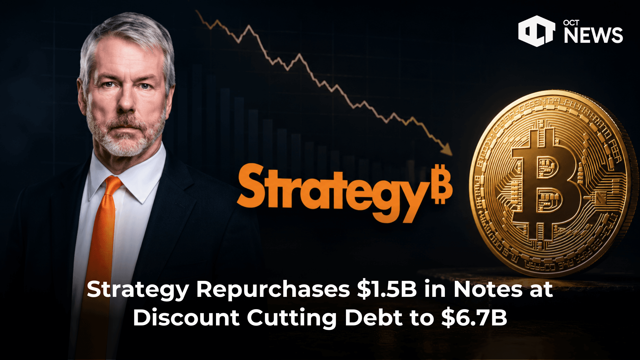 Strategy Repurchases $1.5B in Notes at Discount Cutting Debt to $6.7B
