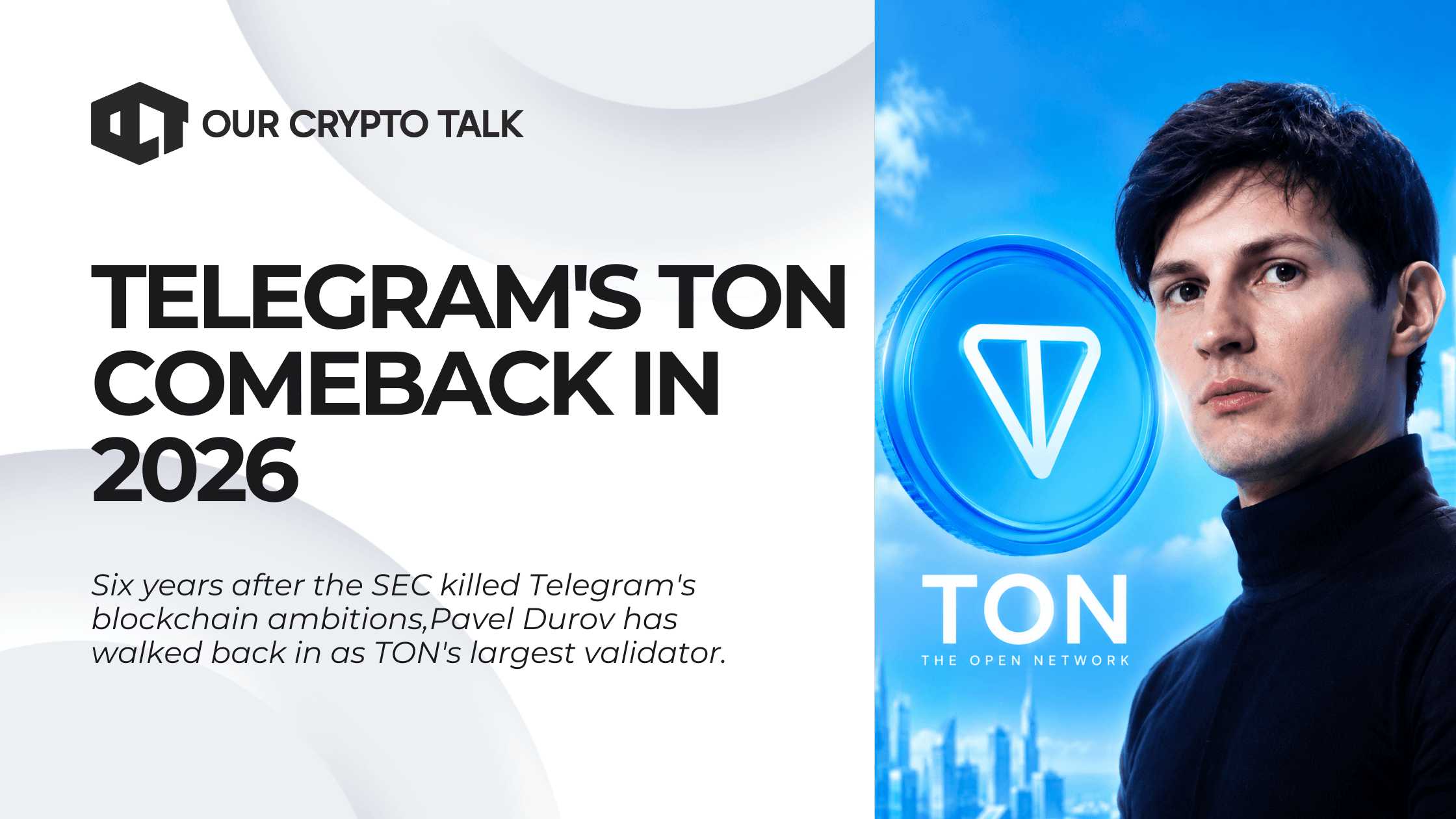 Telegram Reclaims TON, Six Years After the SEC Killed It