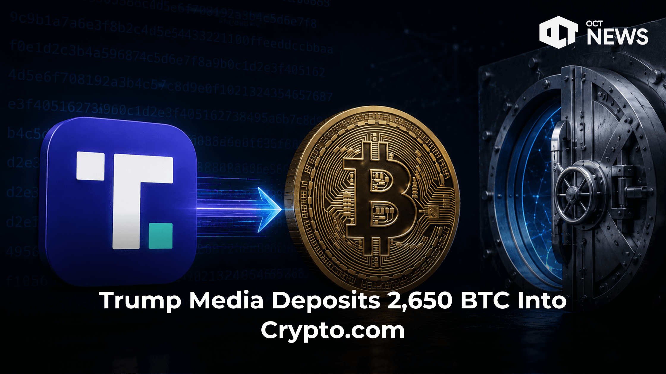 Trump Media Deposits 2,650 BTC Into Crypto.com