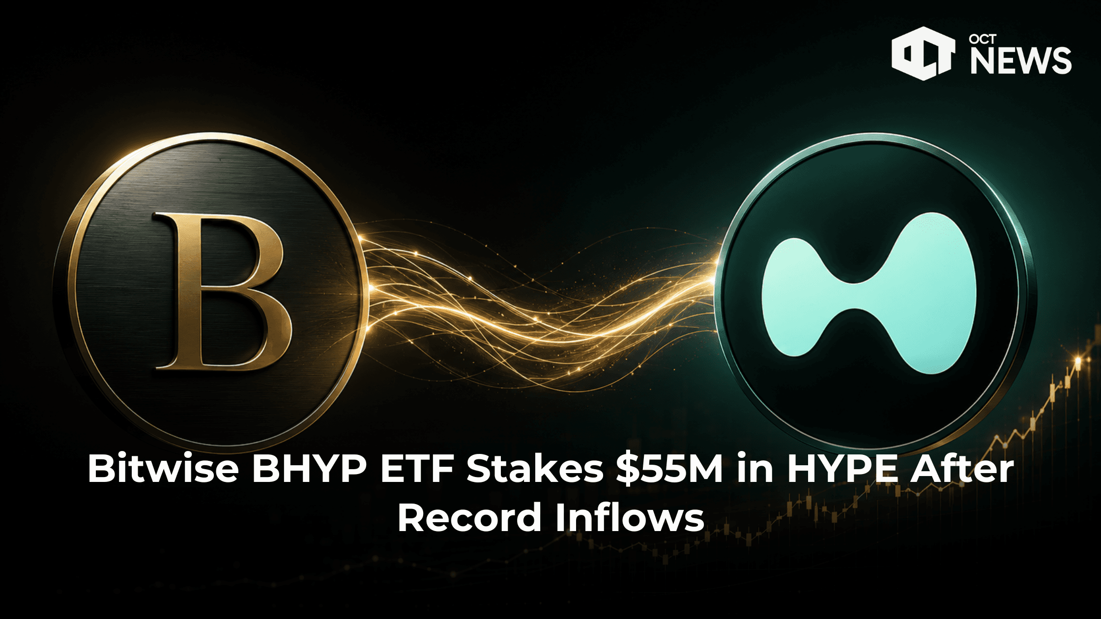 Bitwise BHYP ETF Stakes $55M in HYPE After Record Inflows