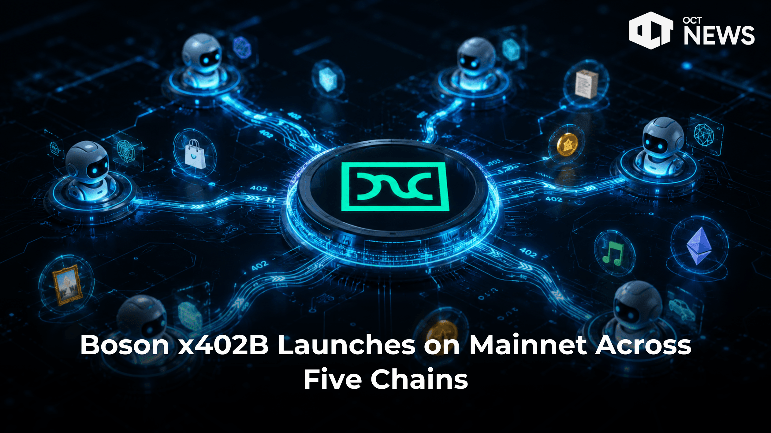 Boson x402B Launches on Mainnet Across Five Chains