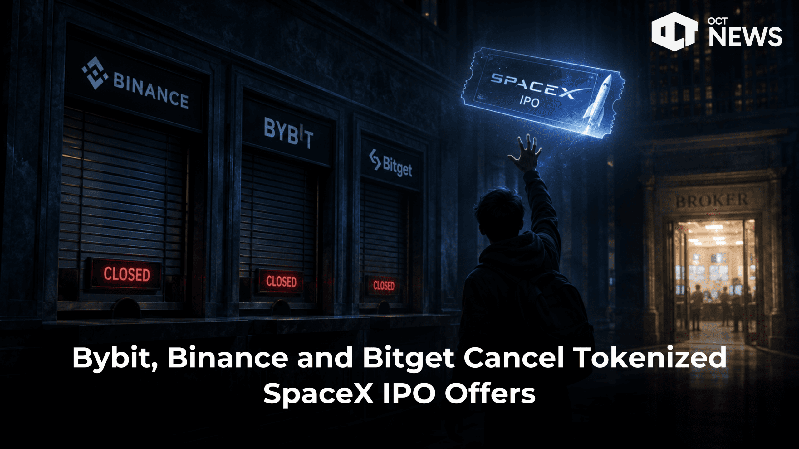 Bybit, Binance and Bitget Cancel Tokenized SpaceX IPO Offers