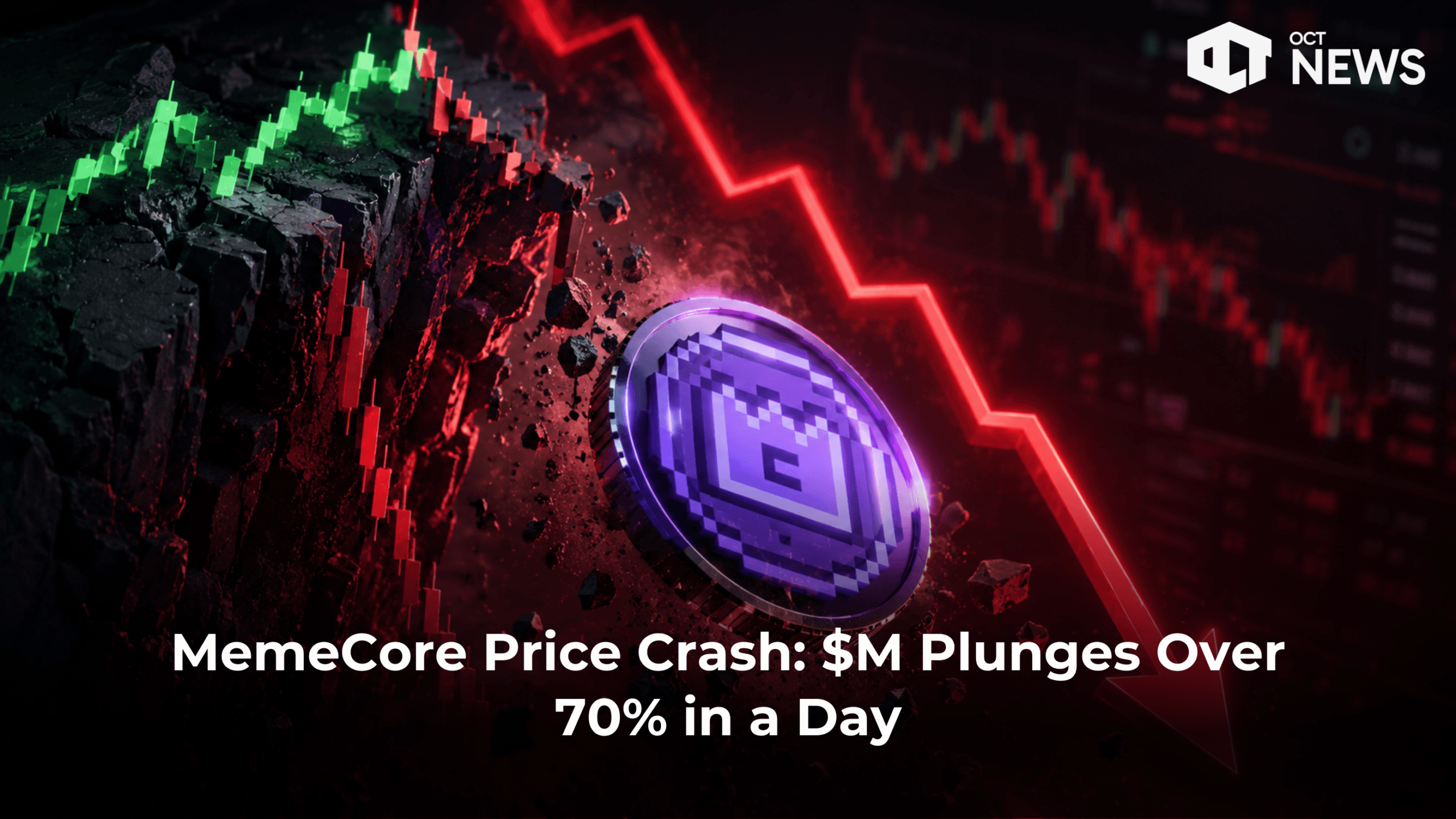 MemeCore Price Crash: $M Plunges Over 70% in a Day