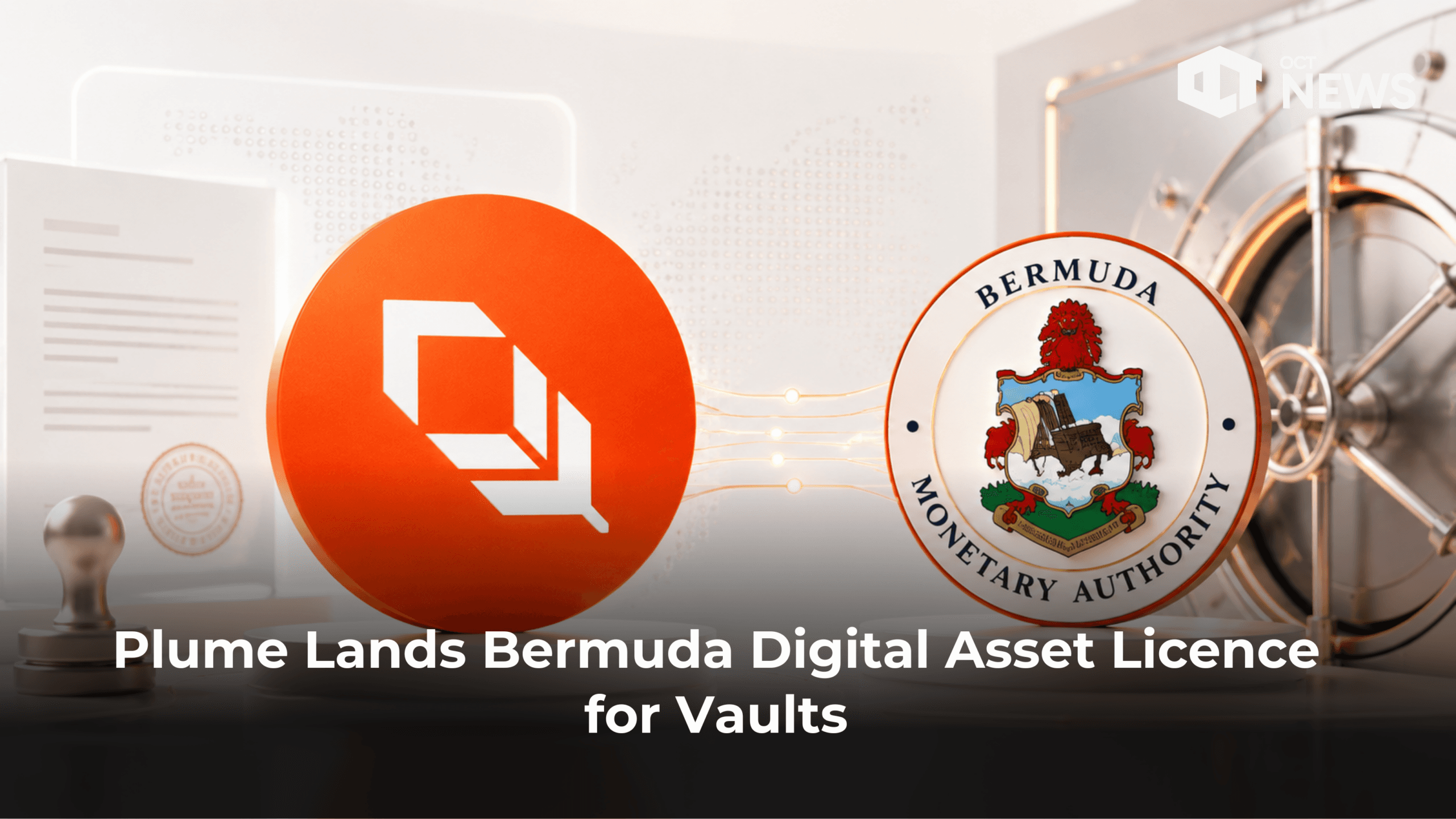 Plume Lands Bermuda Digital Asset Licence for Vaults