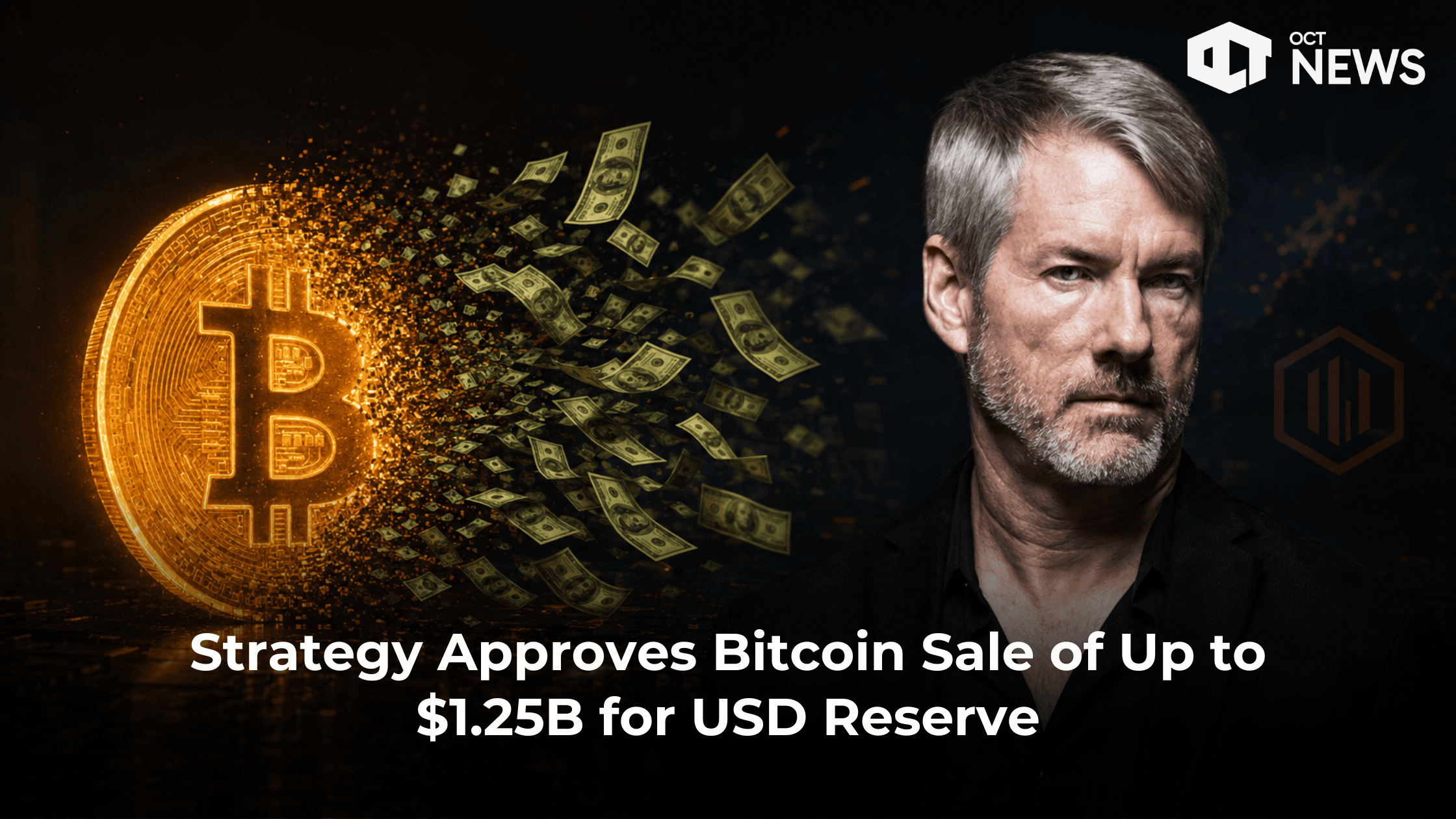 Strategy Approves Bitcoin Sale of Up to $1.25B for USD Reserve