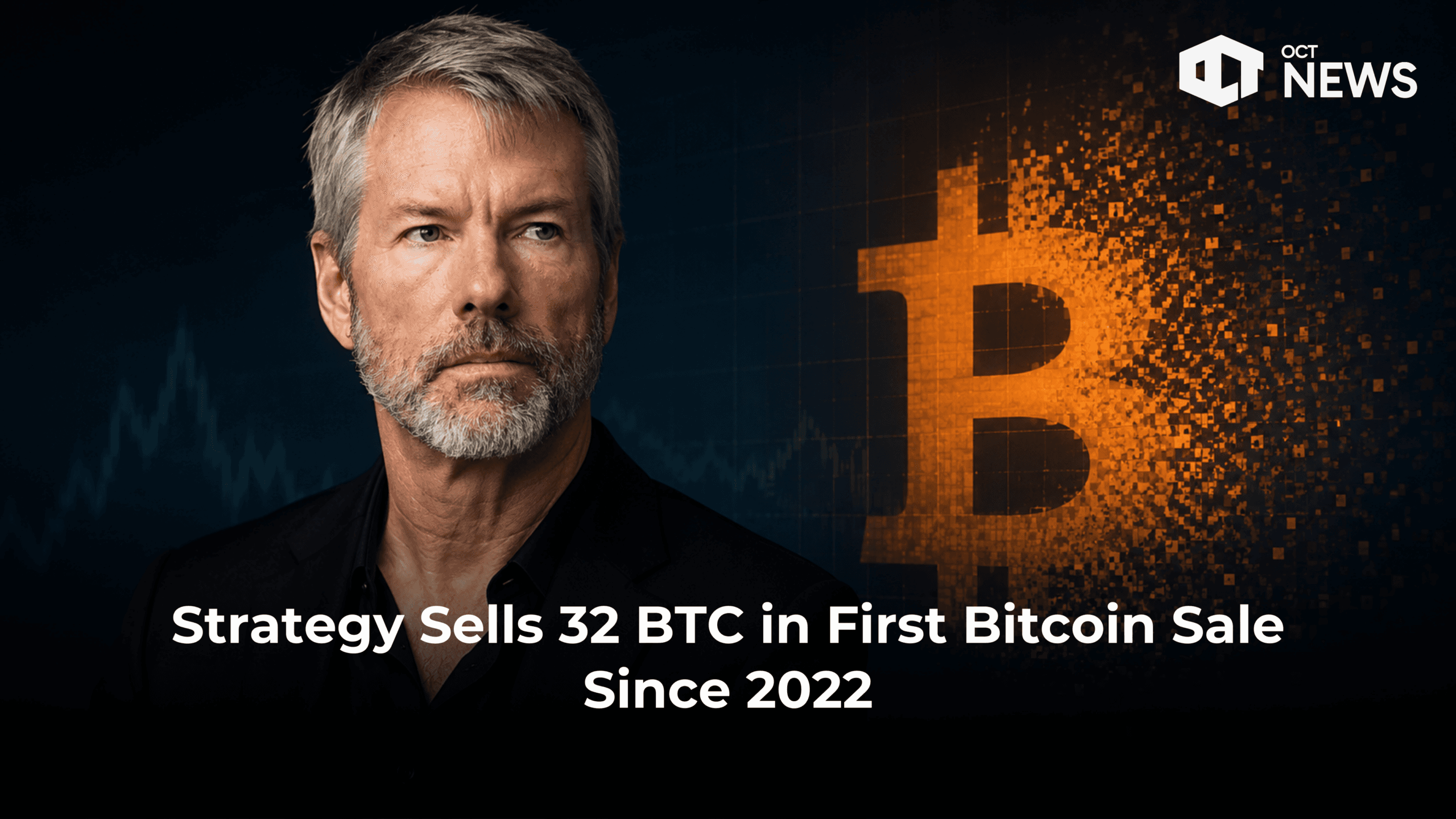 Strategy Sells 32 BTC in First Bitcoin Sale Since 2022