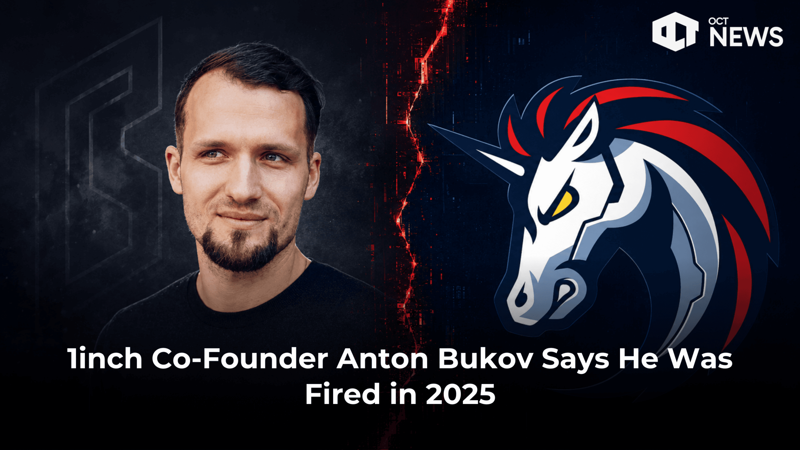 1inch Co-Founder Anton Bukov Says He Was Fired in 2025
