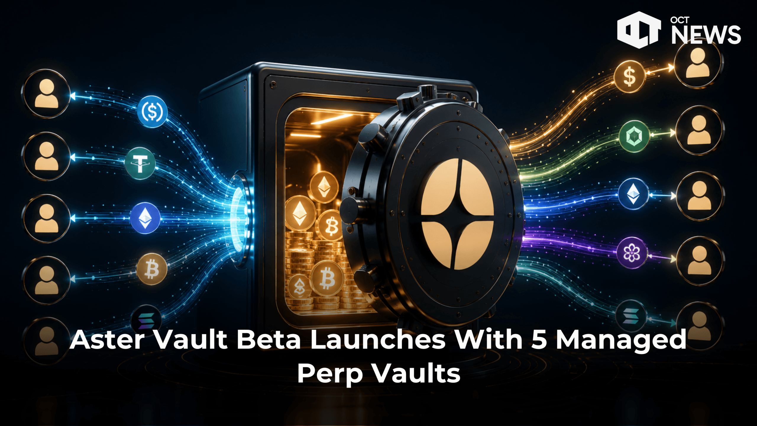 Aster Vault Beta Launches With 5 Managed Perp Vaults