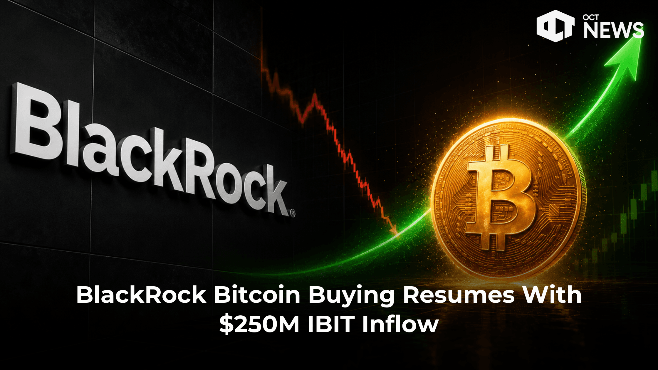 BlackRock Bitcoin Buying Resumes With $250M IBIT Inflow