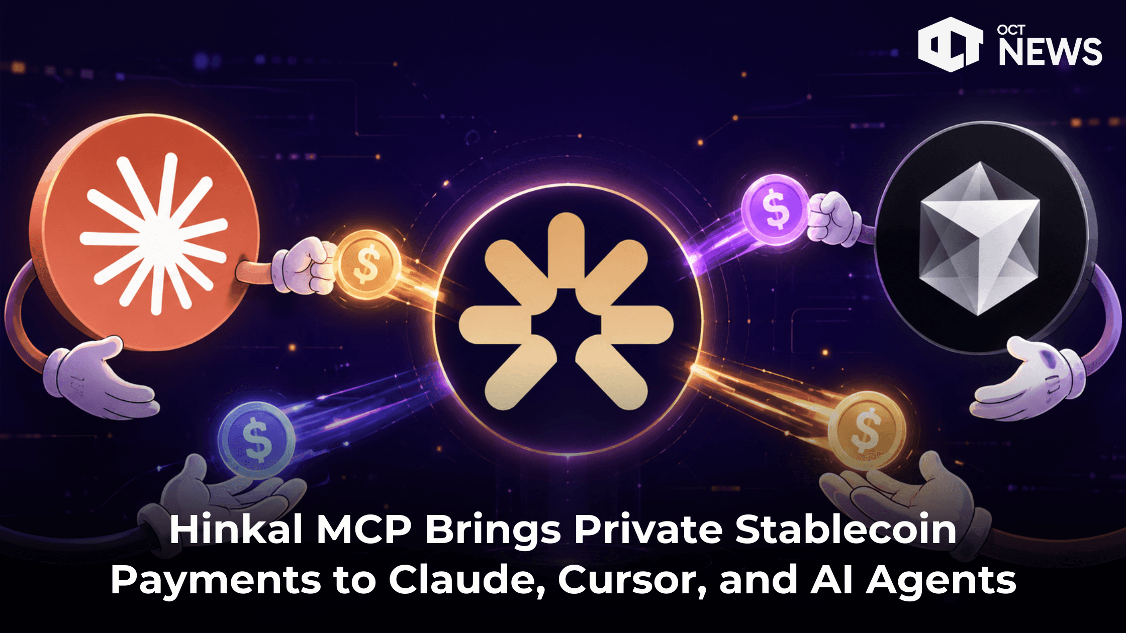 Hinkal MCP Brings Private Stablecoin Payments to Claude, Cursor, and AI Agents