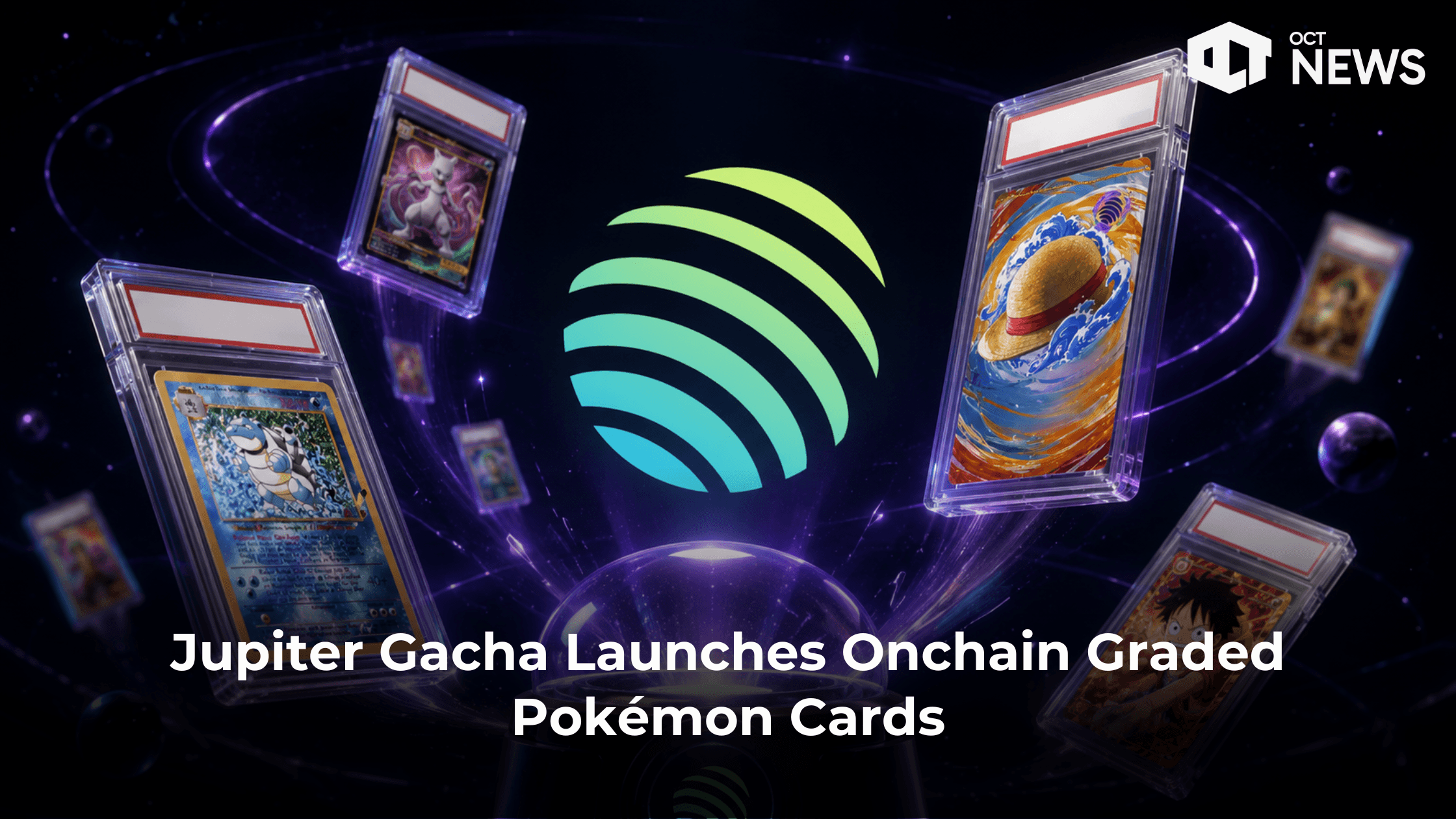 Jupiter Gacha Launches Onchain Graded Pokémon Cards image