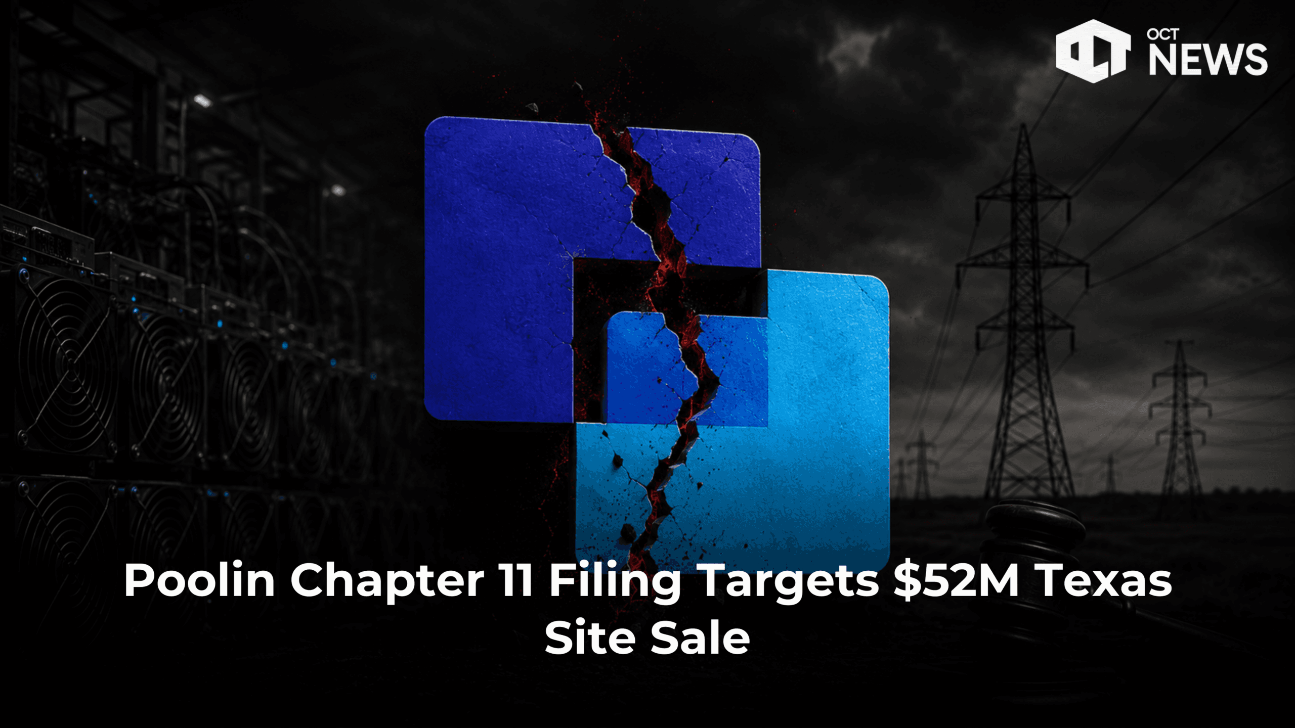 Poolin Chapter 11 Filing Targets $52M Texas Site Sale