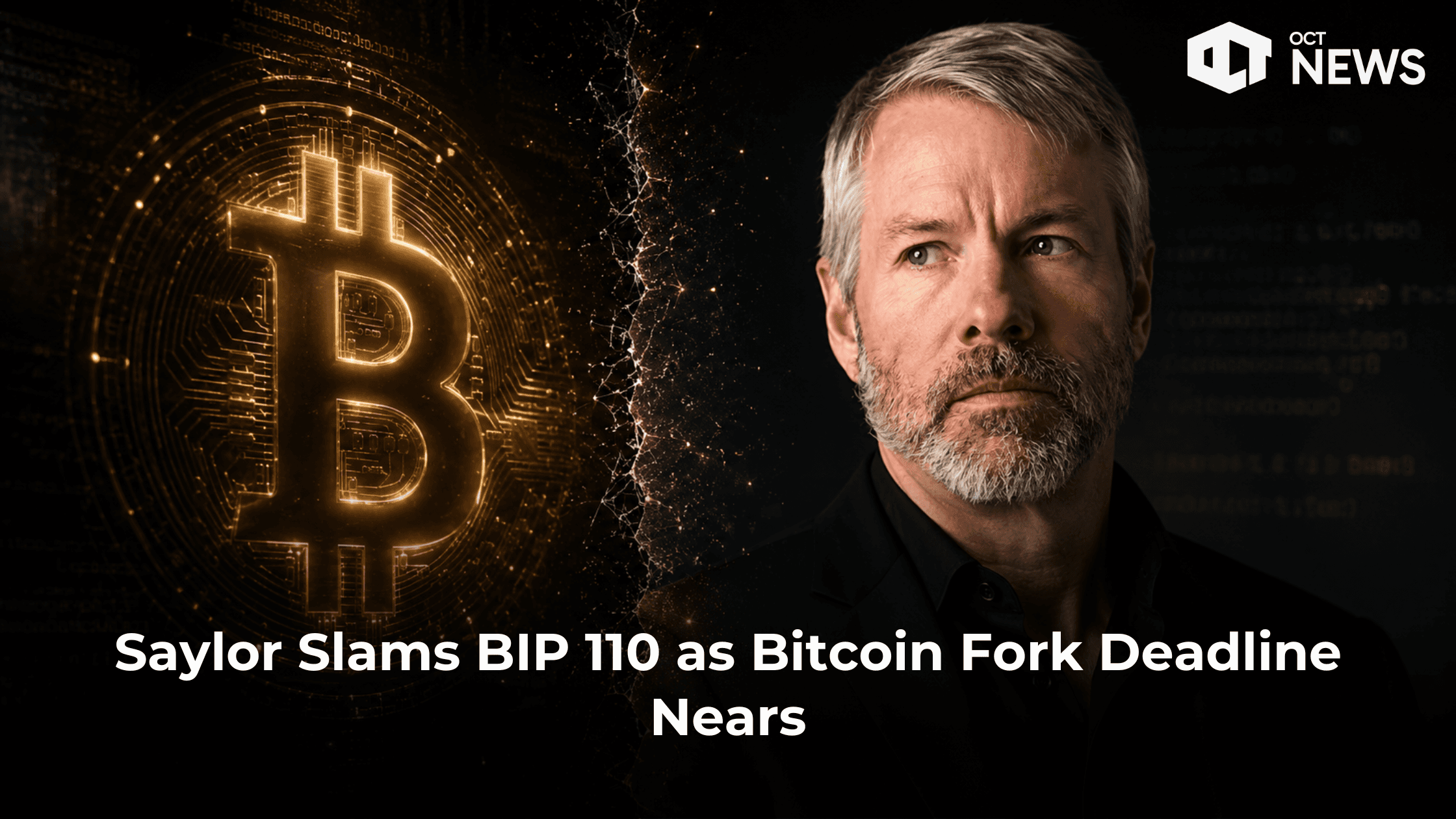 Saylor Slams BIP 110 as Bitcoin Fork Deadline Nears