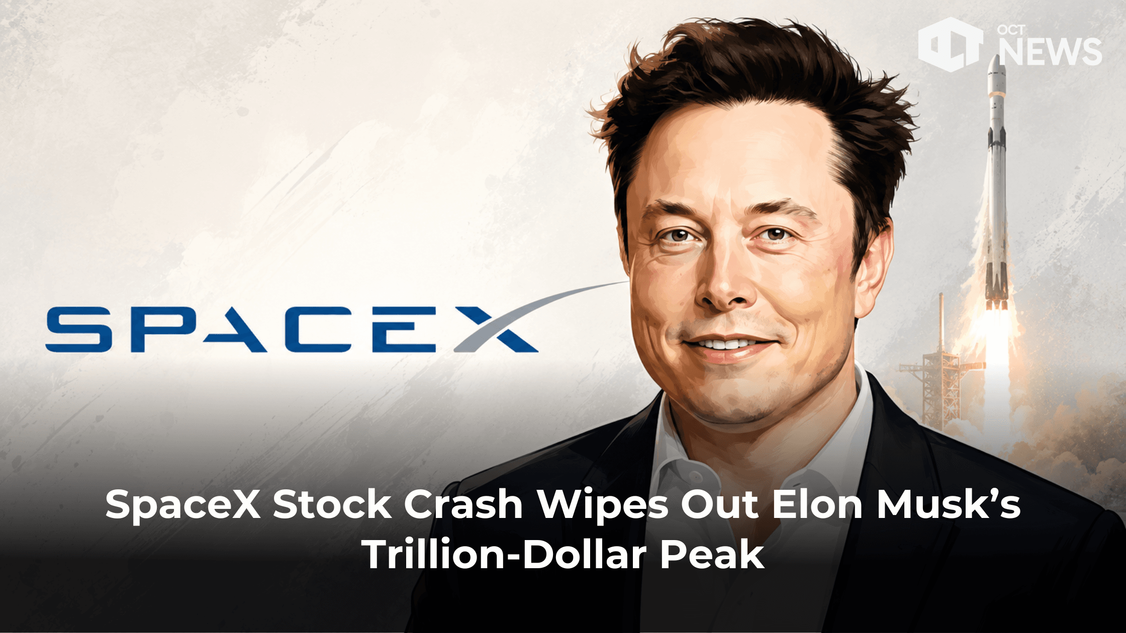 SpaceX Stock Crash Wipes Out Elon Musk’s Trillion-Dollar Peak