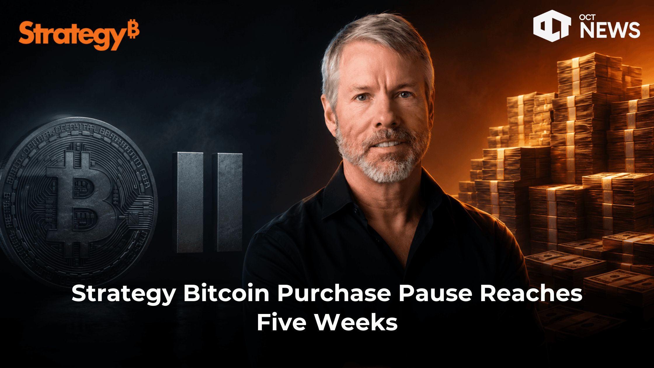 Strategy Bitcoin Purchase Pause Reaches Five Weeks