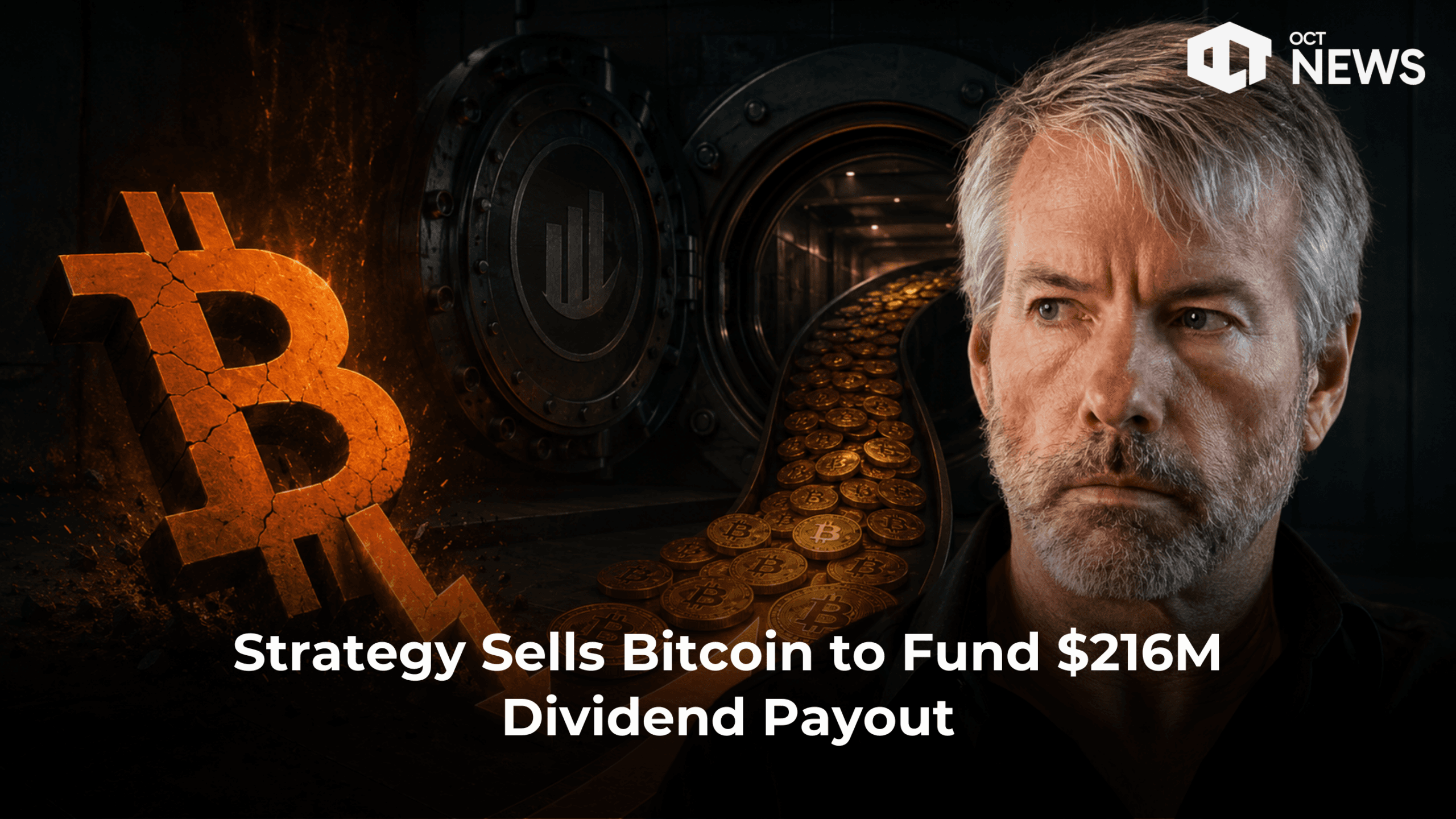 Strategy Sells Bitcoin to Fund $216M Dividend Payout