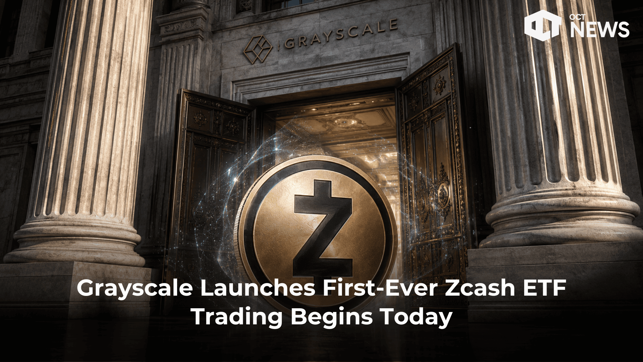 Grayscale Launches First-Ever Zcash ETF Trading Begins Today